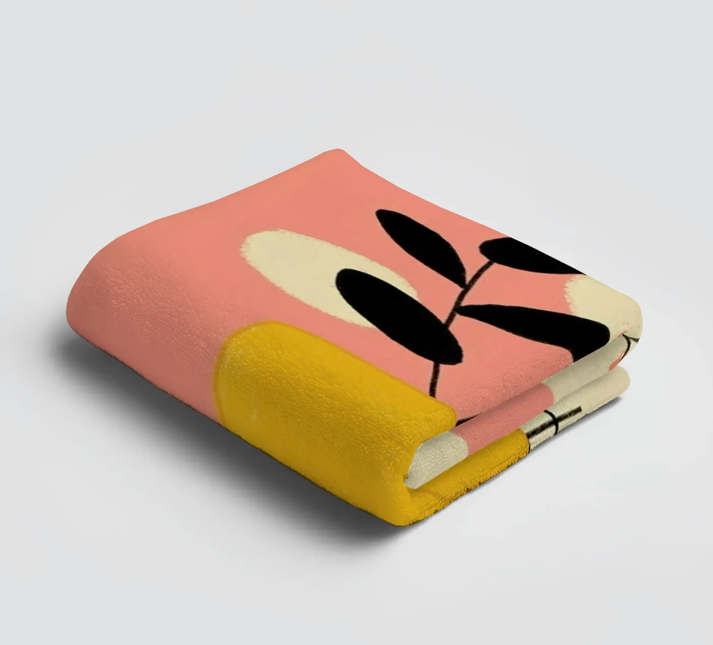 Rosa badhanddoek van Pure