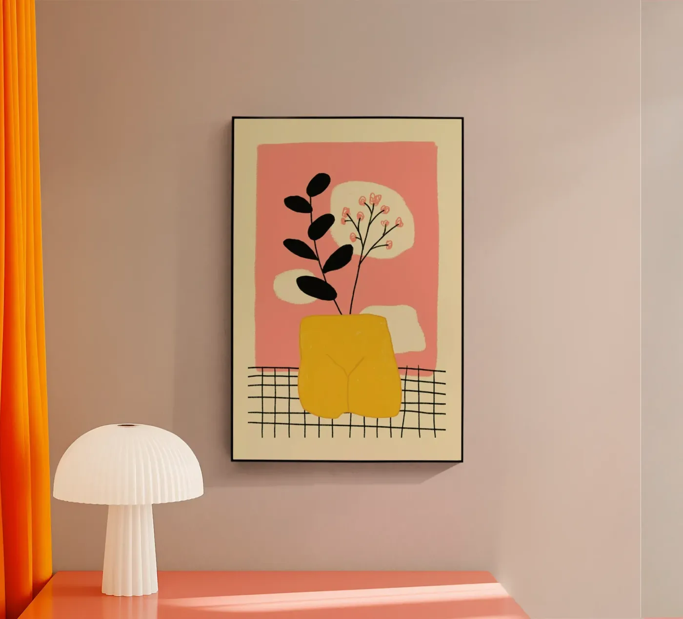 Rosa Acryl-Glas von Pure