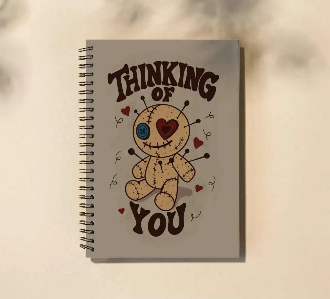 Thinking of you spiral notebook by Loobs
