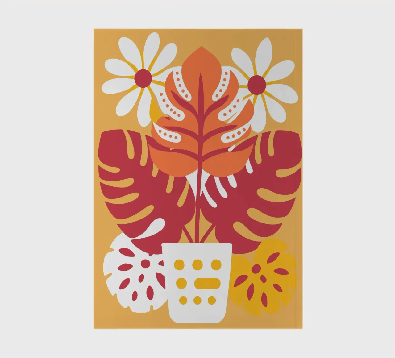 Monstera in a Vase notebook by FLOWER PLACE SHOP