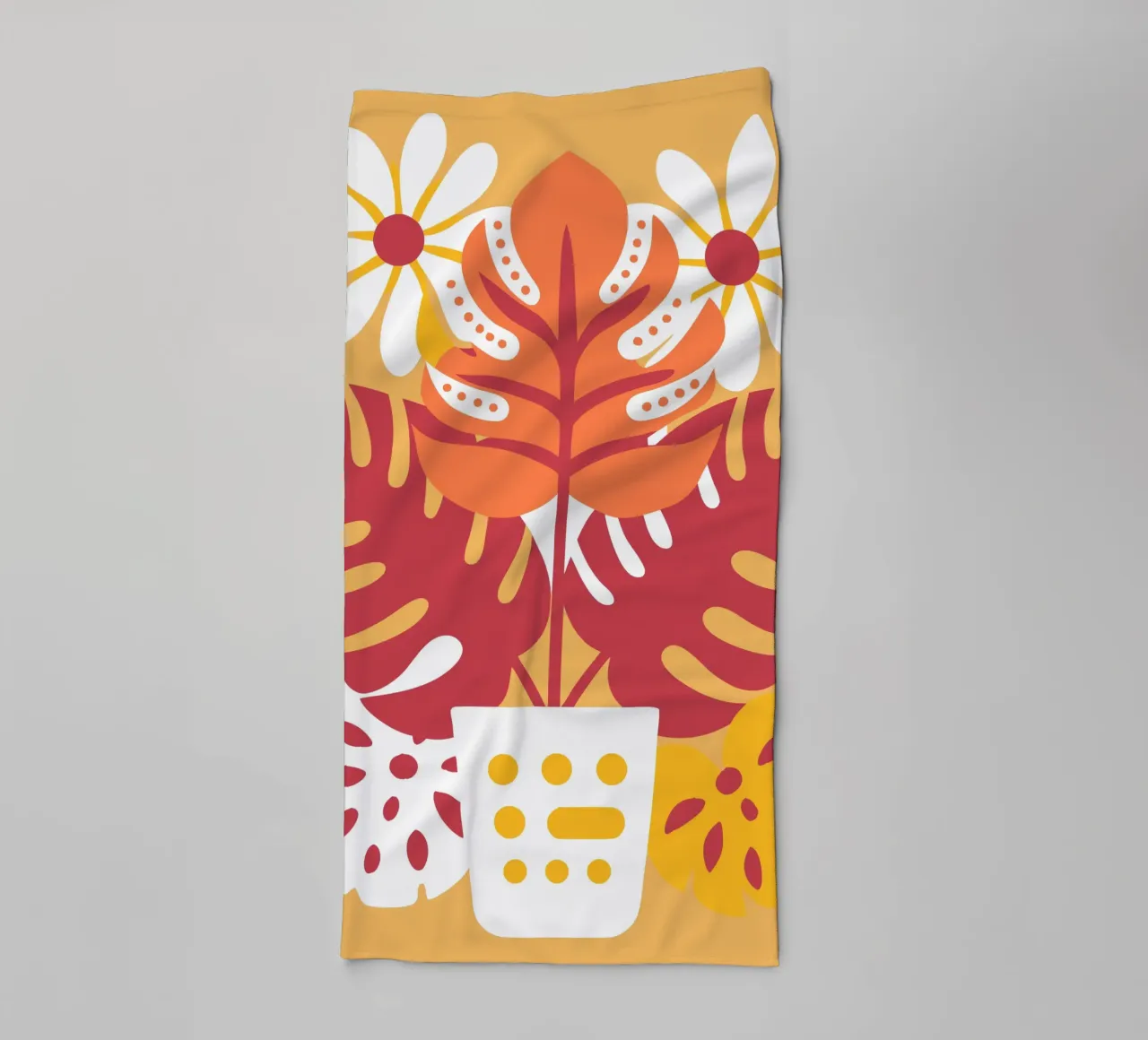 Monstera dans un vase serviette de bain de FLOWER PLACE SHOP