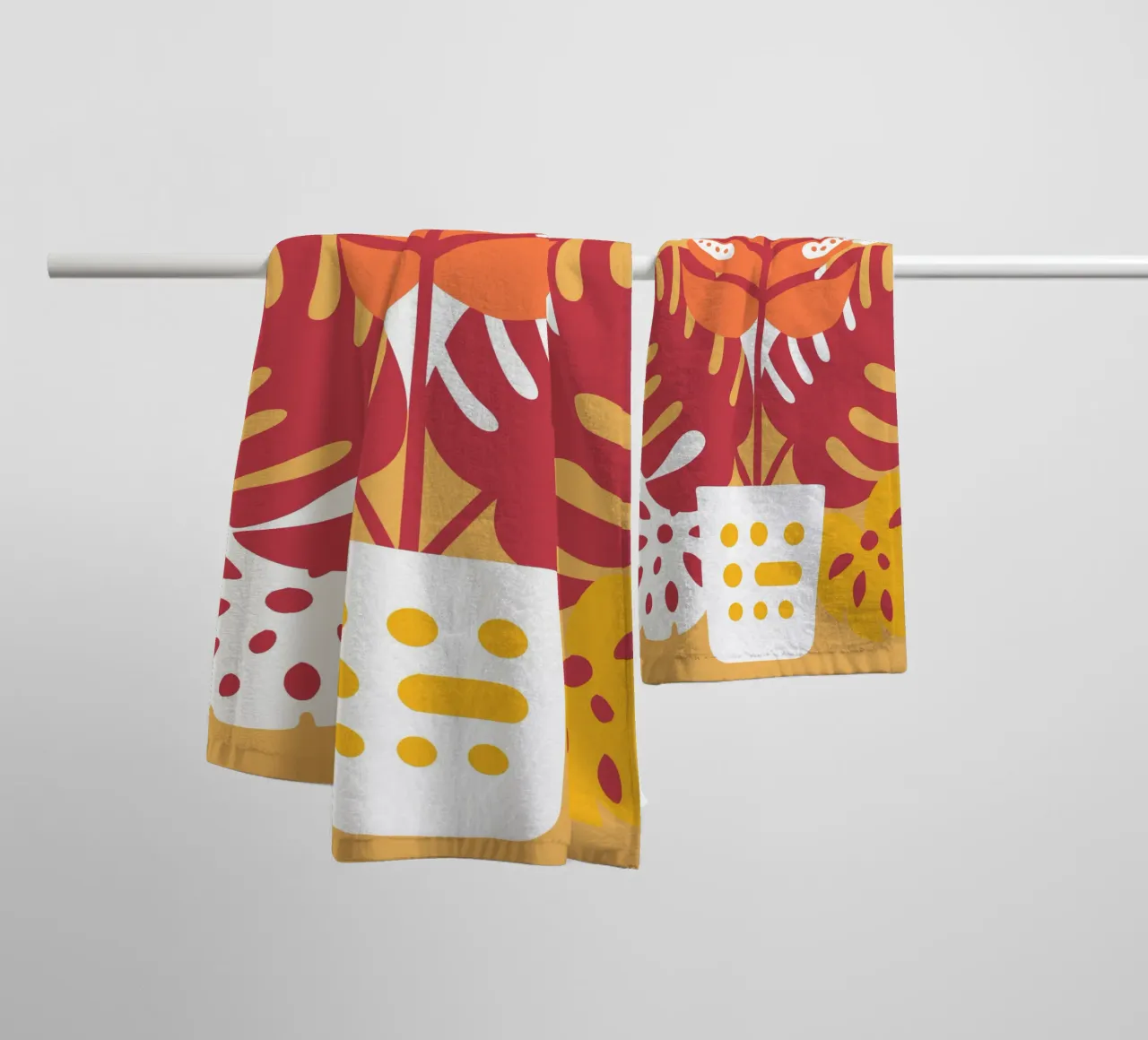 Monstera dans un vase serviette de bain de FLOWER PLACE SHOP