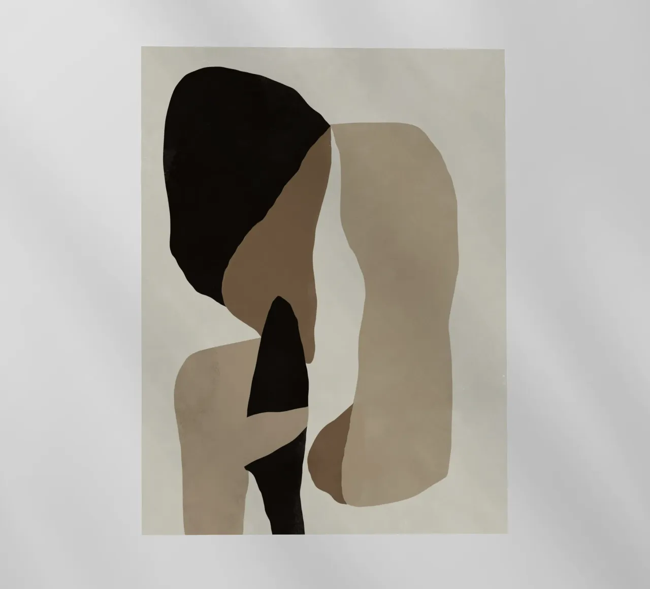 Inspo minimal neutro abstracto 08 lámina retroiluminada de Little Dean