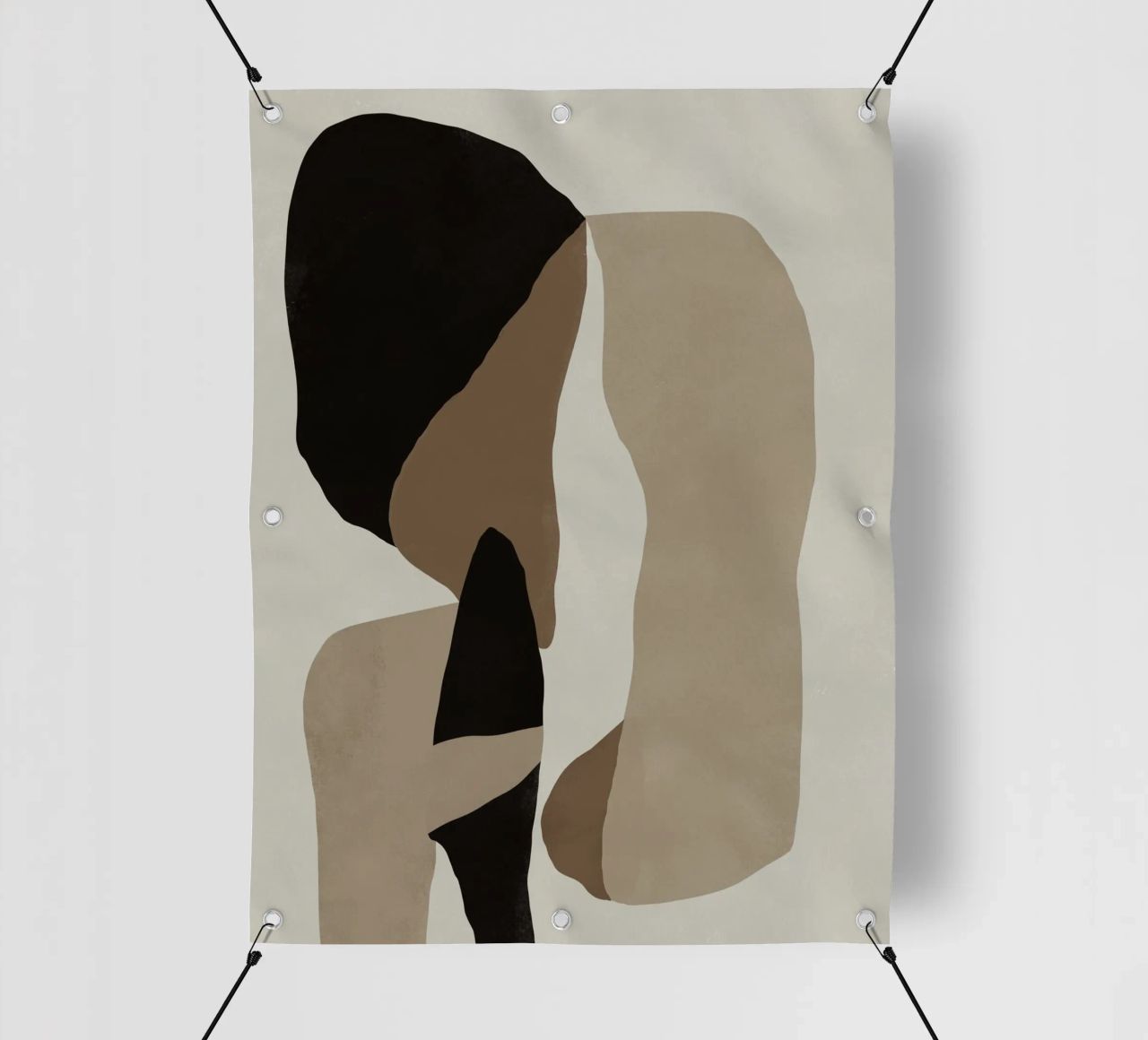 Inspo minimal neutral abstract 08 telo in pvc da Little Dean