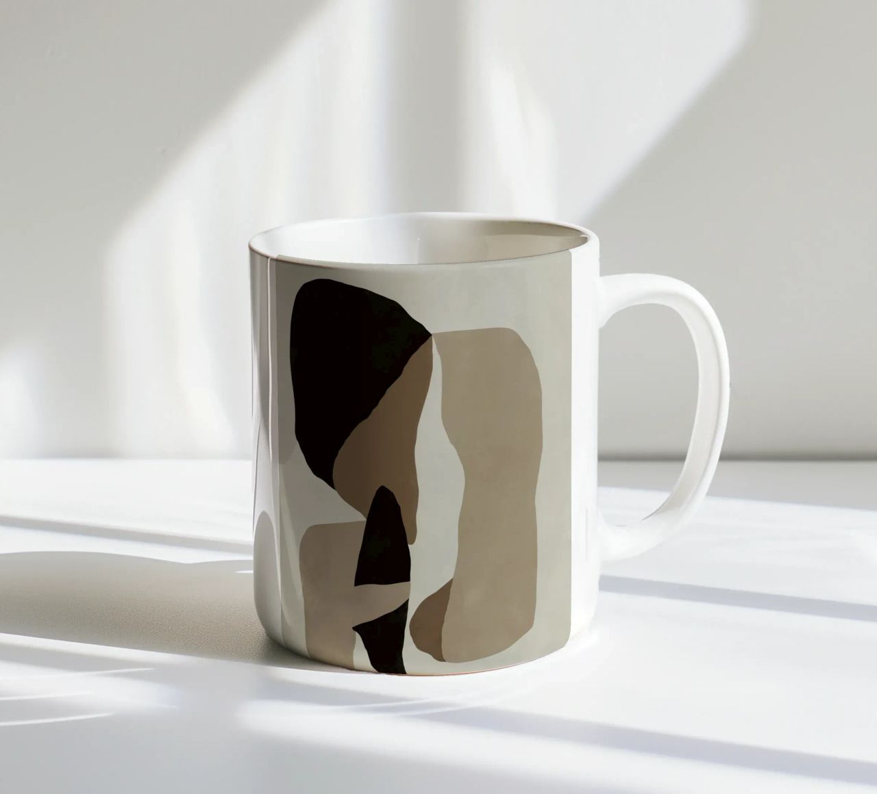 Inspo minimal neutral abstract 08 tazza in ceramica da Little Dean