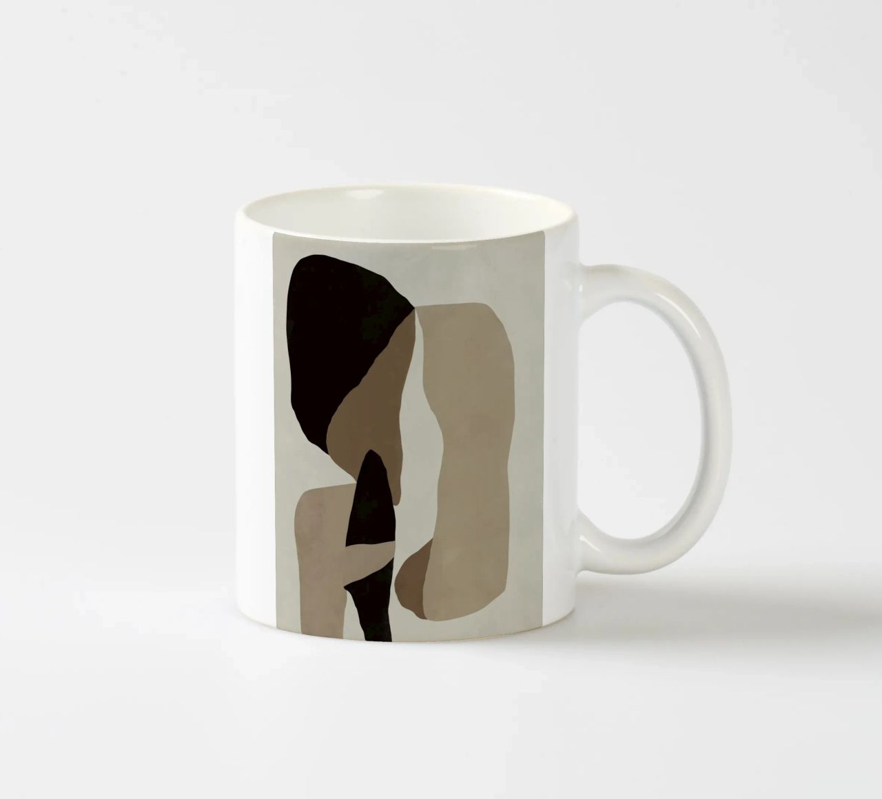 Inspo minimal neutral abstract 08 tazza in ceramica da Little Dean