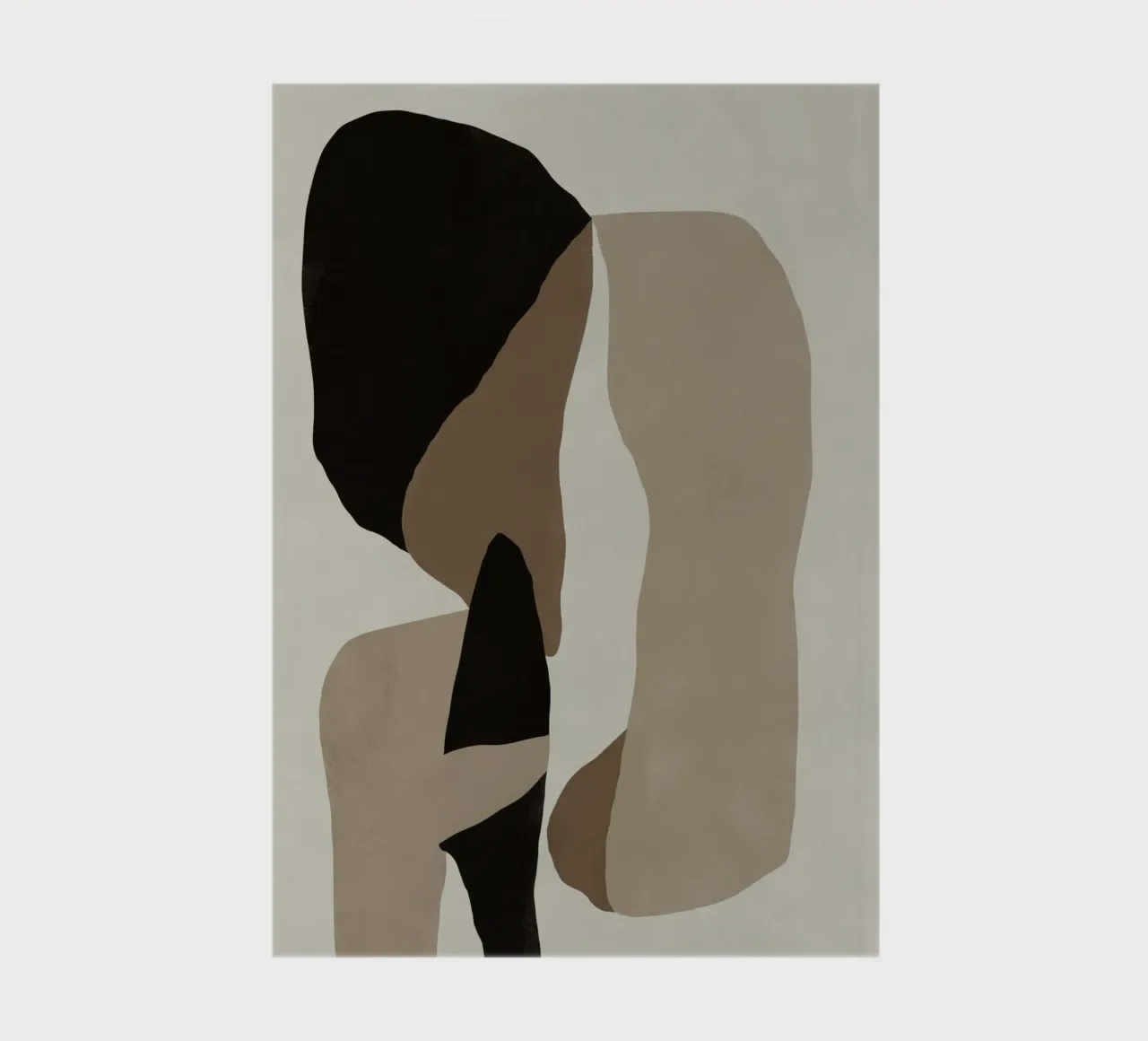 Inspo minimal neutral abstract 08 notebook by Little Dean