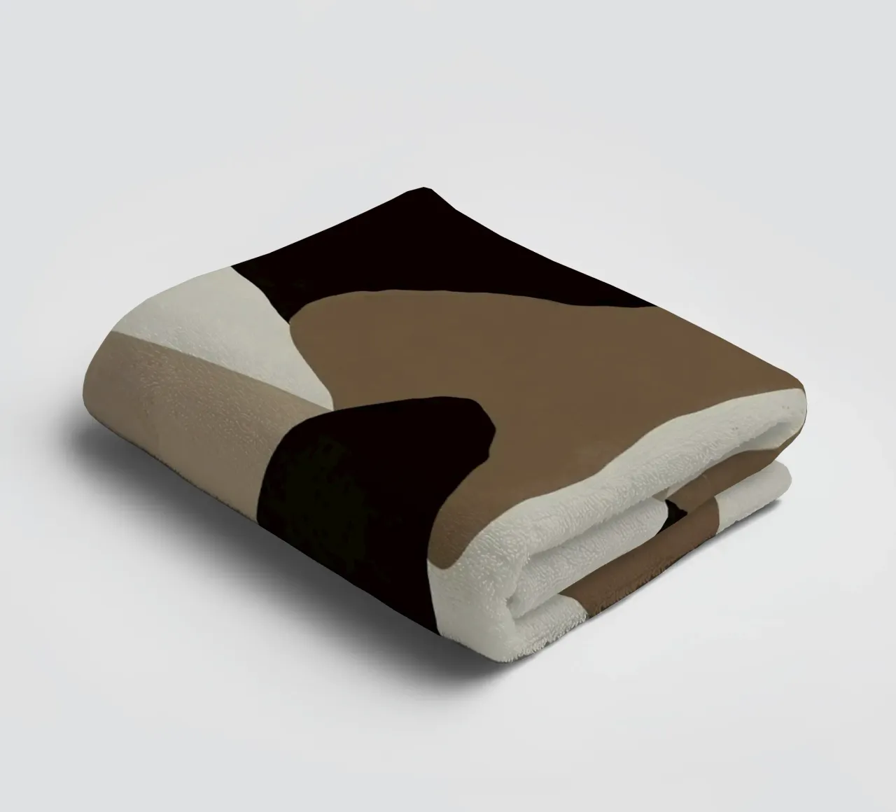 Inspo minimal neutral abstract 08 towel by Little Dean
