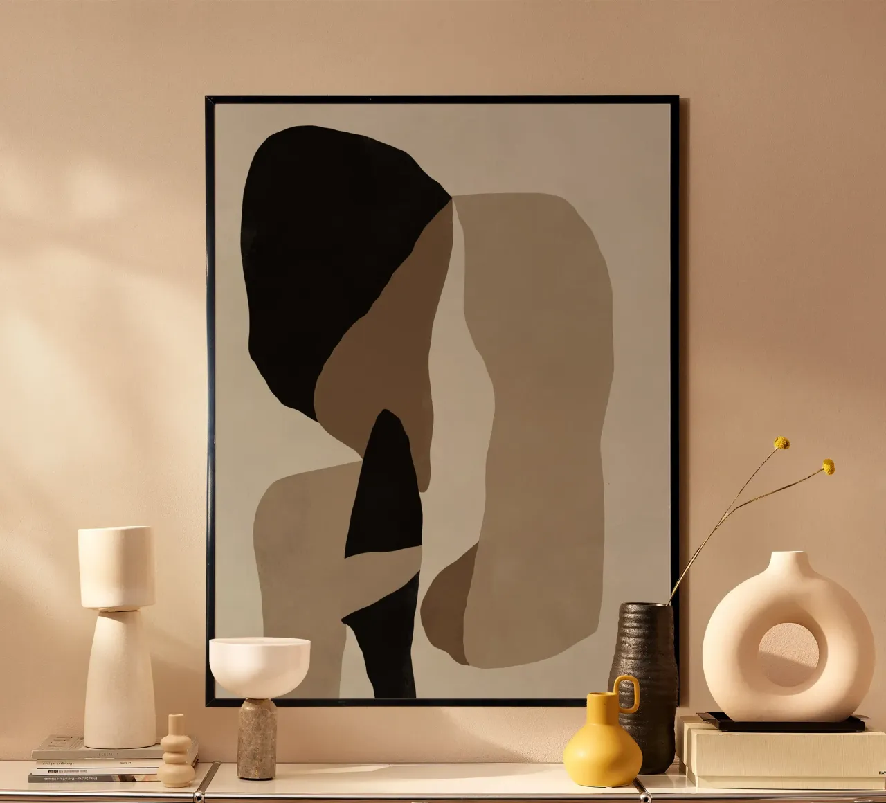Inspo minimal neutral abstract 08 poster da Little Dean