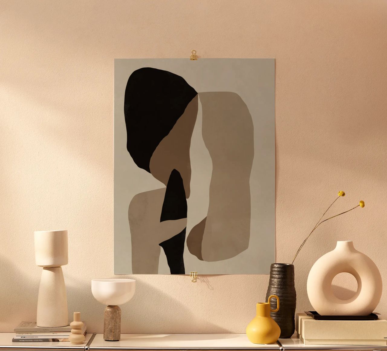 Inspo minimal neutral abstract 08 carta hahnemühle da Little Dean