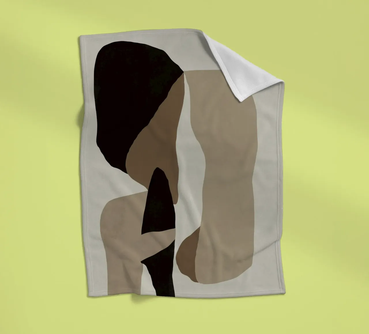 Inspo minimal neutral abstract 08 coperta in pile da Little Dean