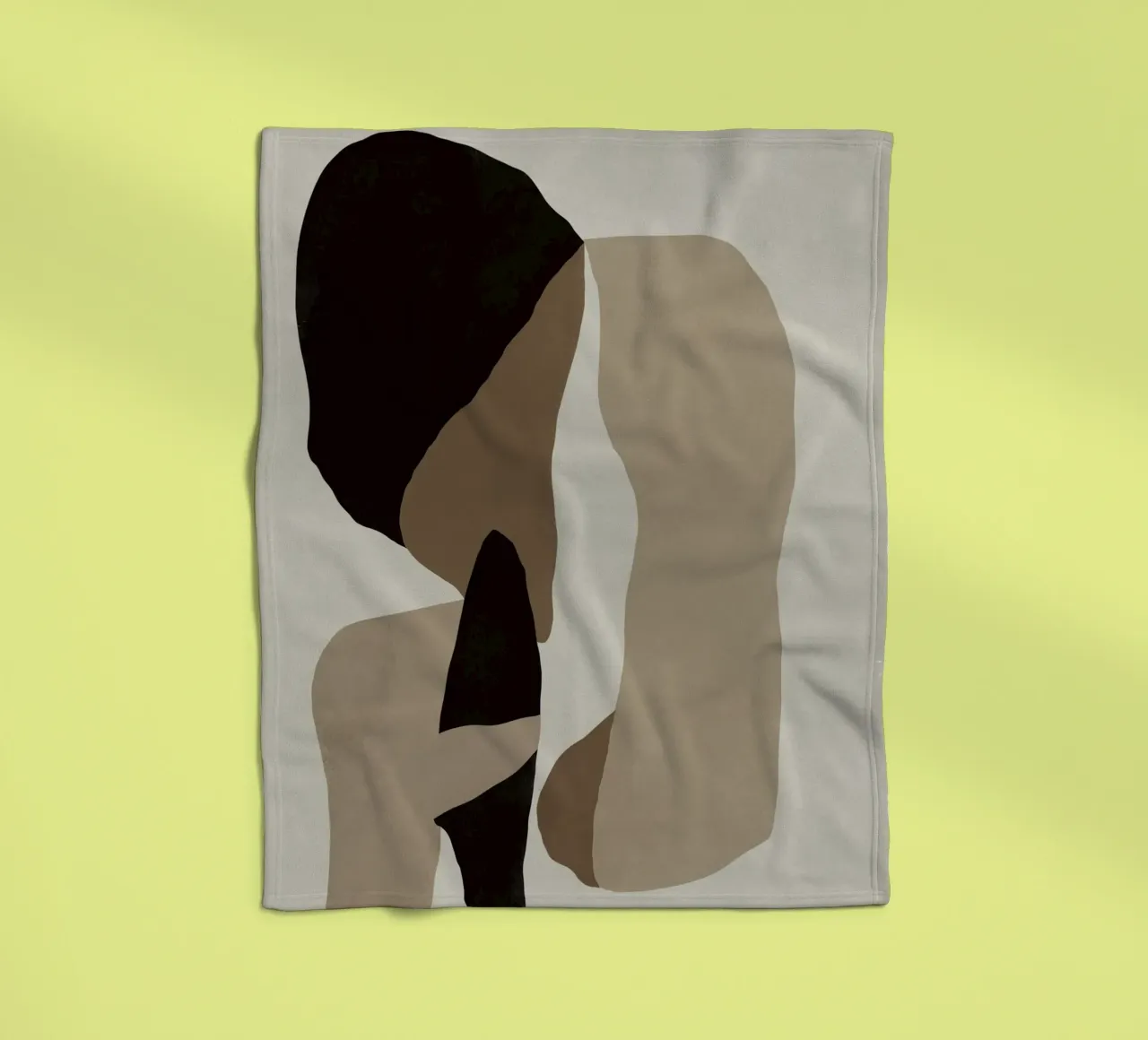 Inspo minimal neutral abstract 08 coperta in pile da Little Dean