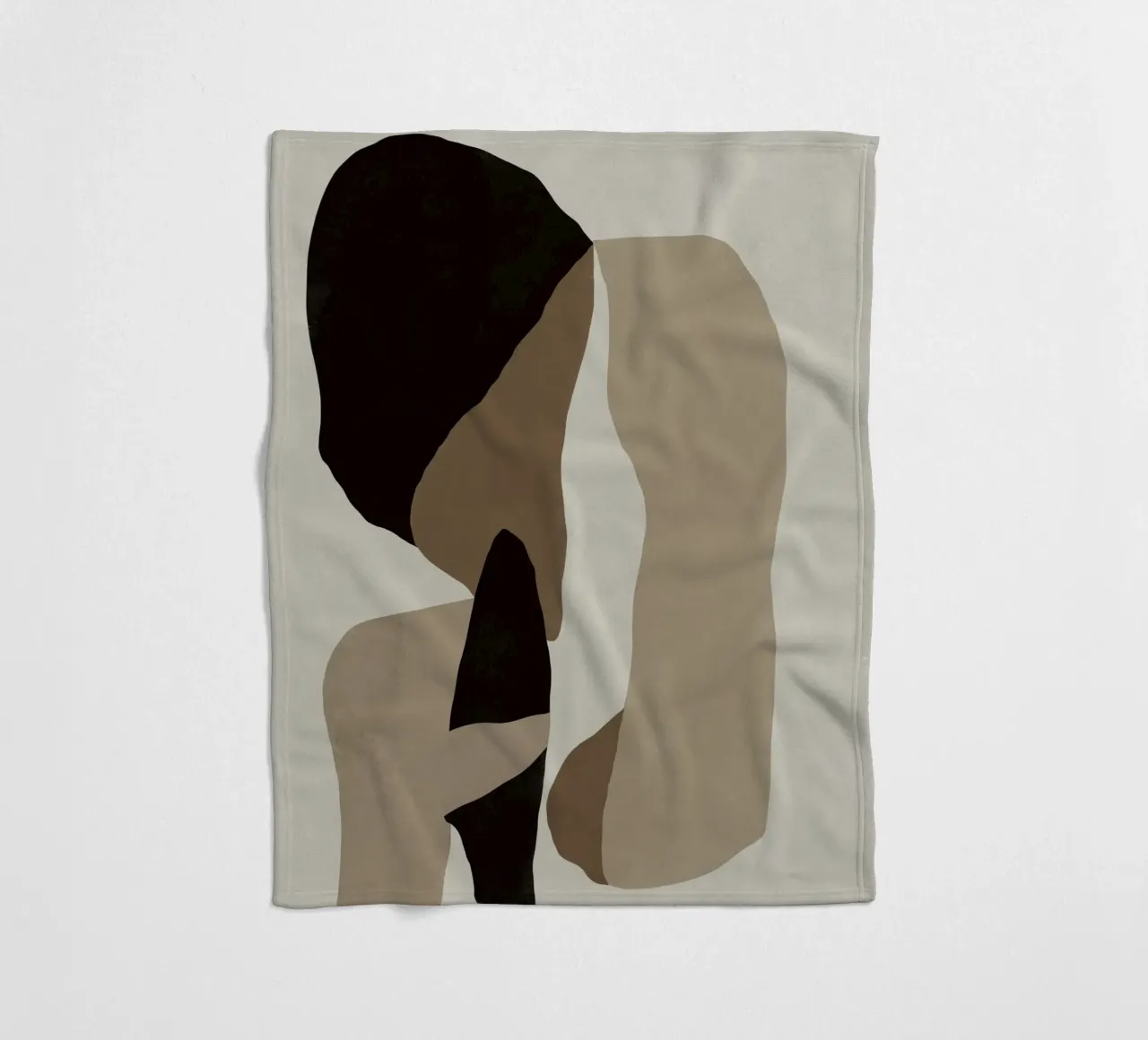 Inspo minimal neutral abstract 08 coperta in pile da Little Dean