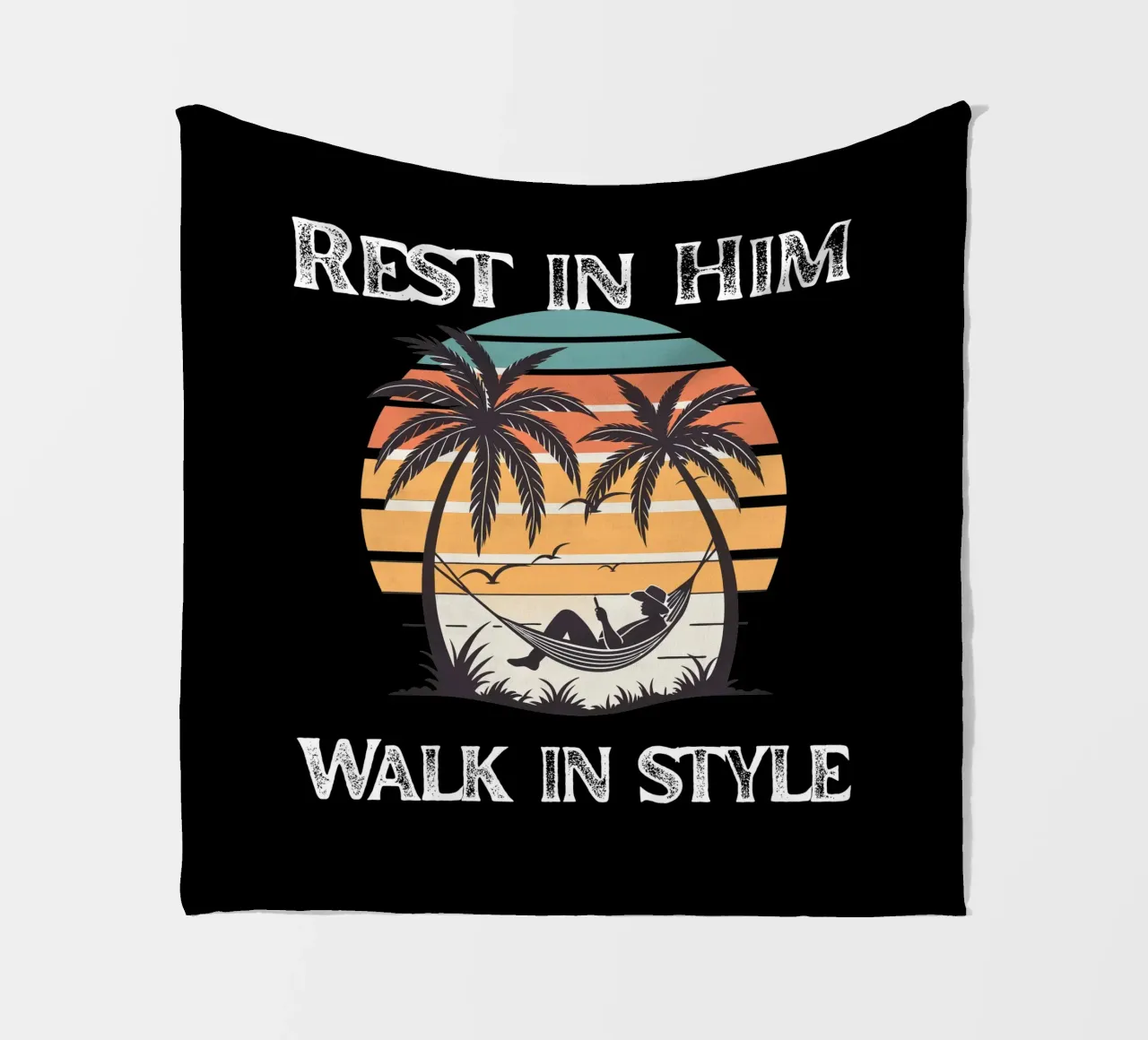 Rest in Grace Walk in Confidence Peace Within Style on Point Fleecedecke von Lionandlamb