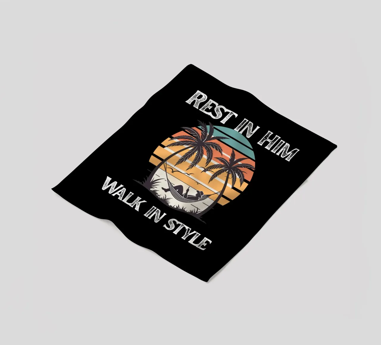 Rest in Grace Walk in Confidence Peace Within Style on Point Fleecedecke von Lionandlamb