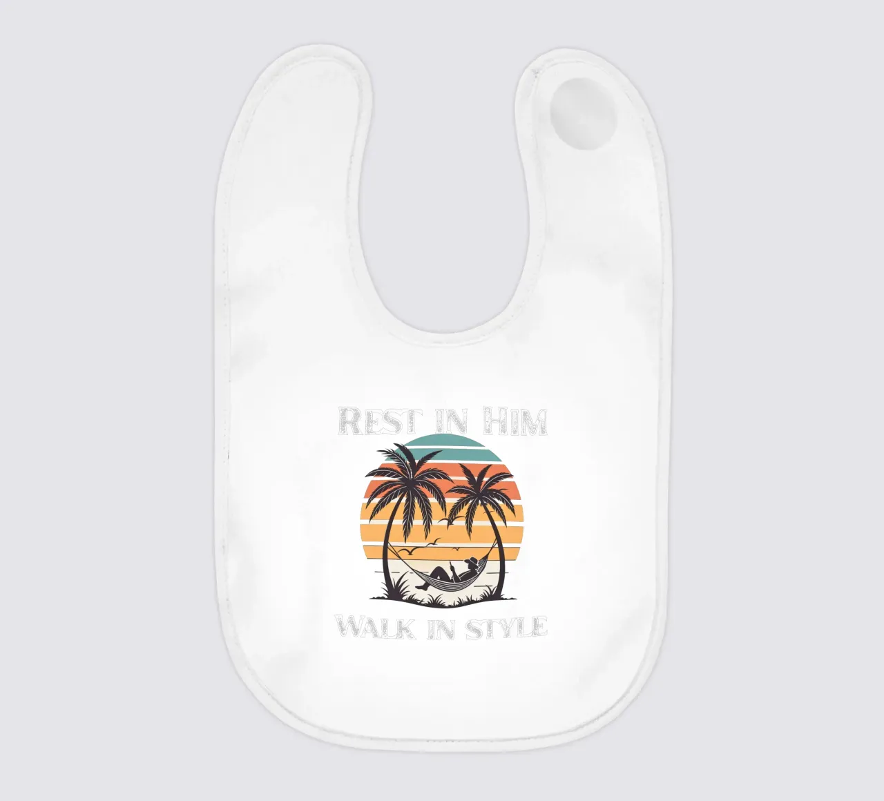 Rest in Grace Walk in Confidence Peace Within Style on Point Babylätzchen von Lionandlamb