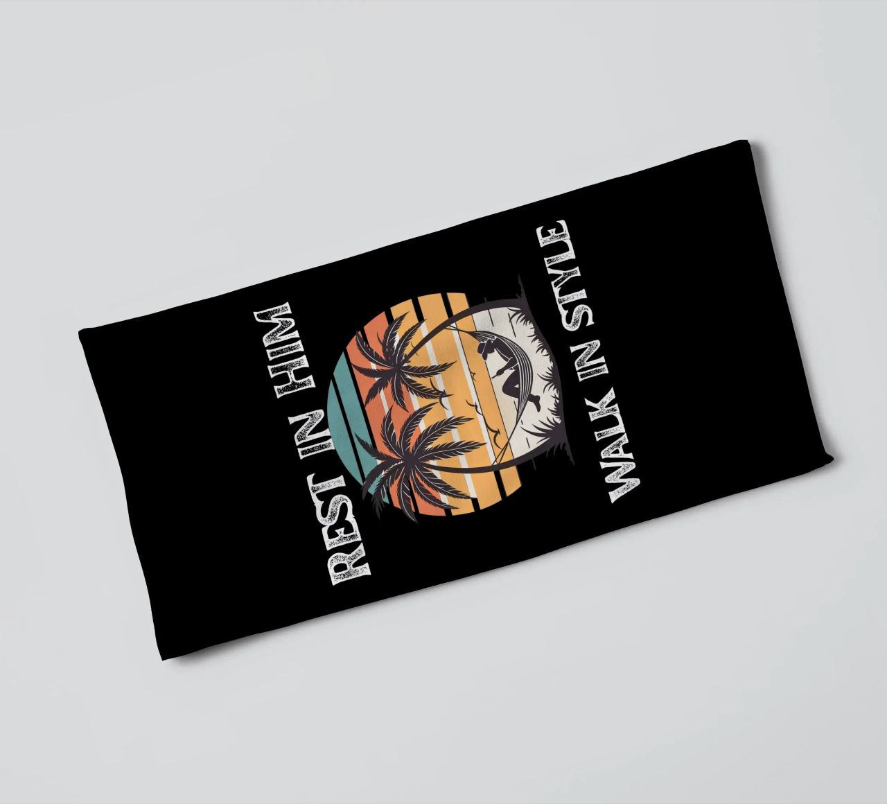 Rest in Grace Walk in Confidence Peace Within Style on Point towel by Lionandlamb
