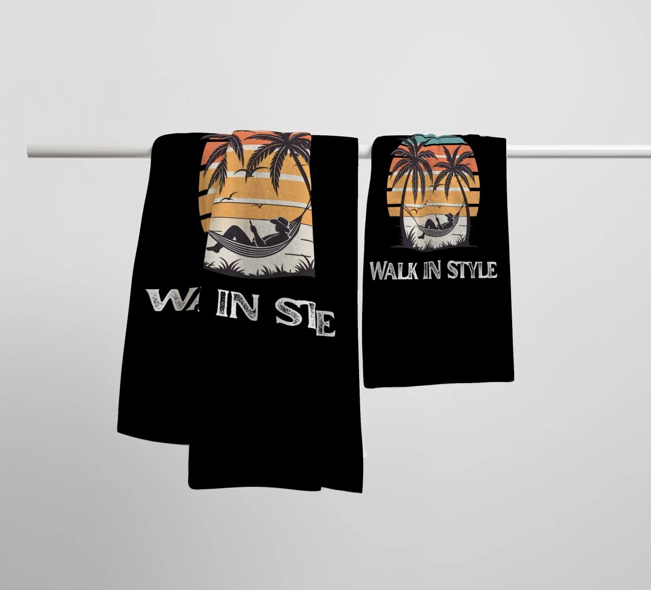Rest in Grace Walk in Confidence Peace Within Style on Point towel by Lionandlamb