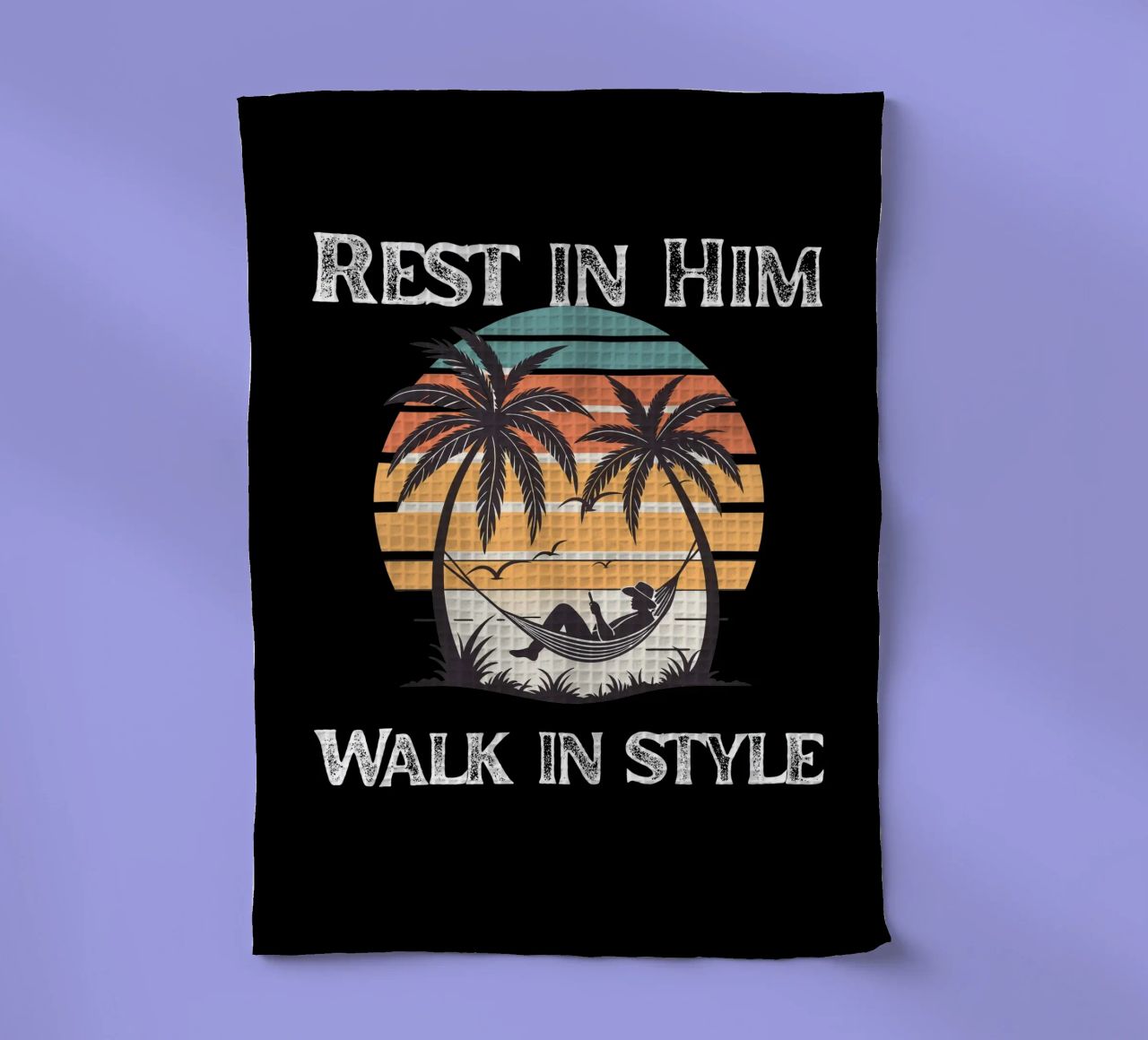 Rest in Grace Walk in Confidence Peace Within Style on Point Geschirrtuch von Lionandlamb