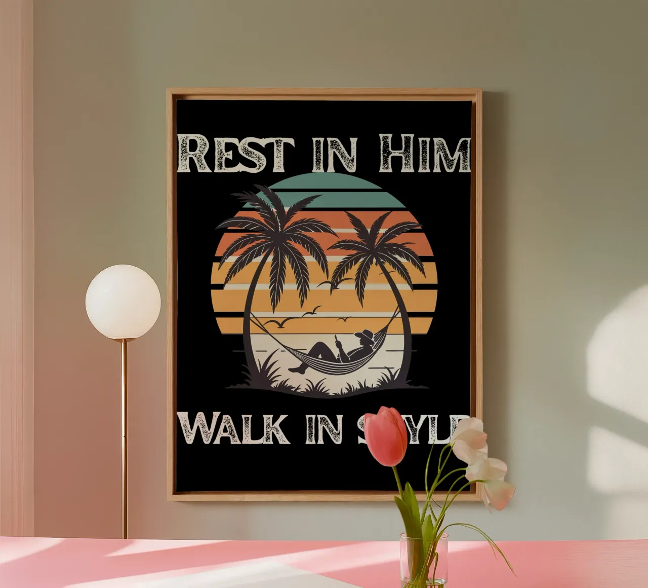 Riposare in grazia Camminare con fiducia La pace dentro di sé Stile al punto giusto tela da Lionandlamb