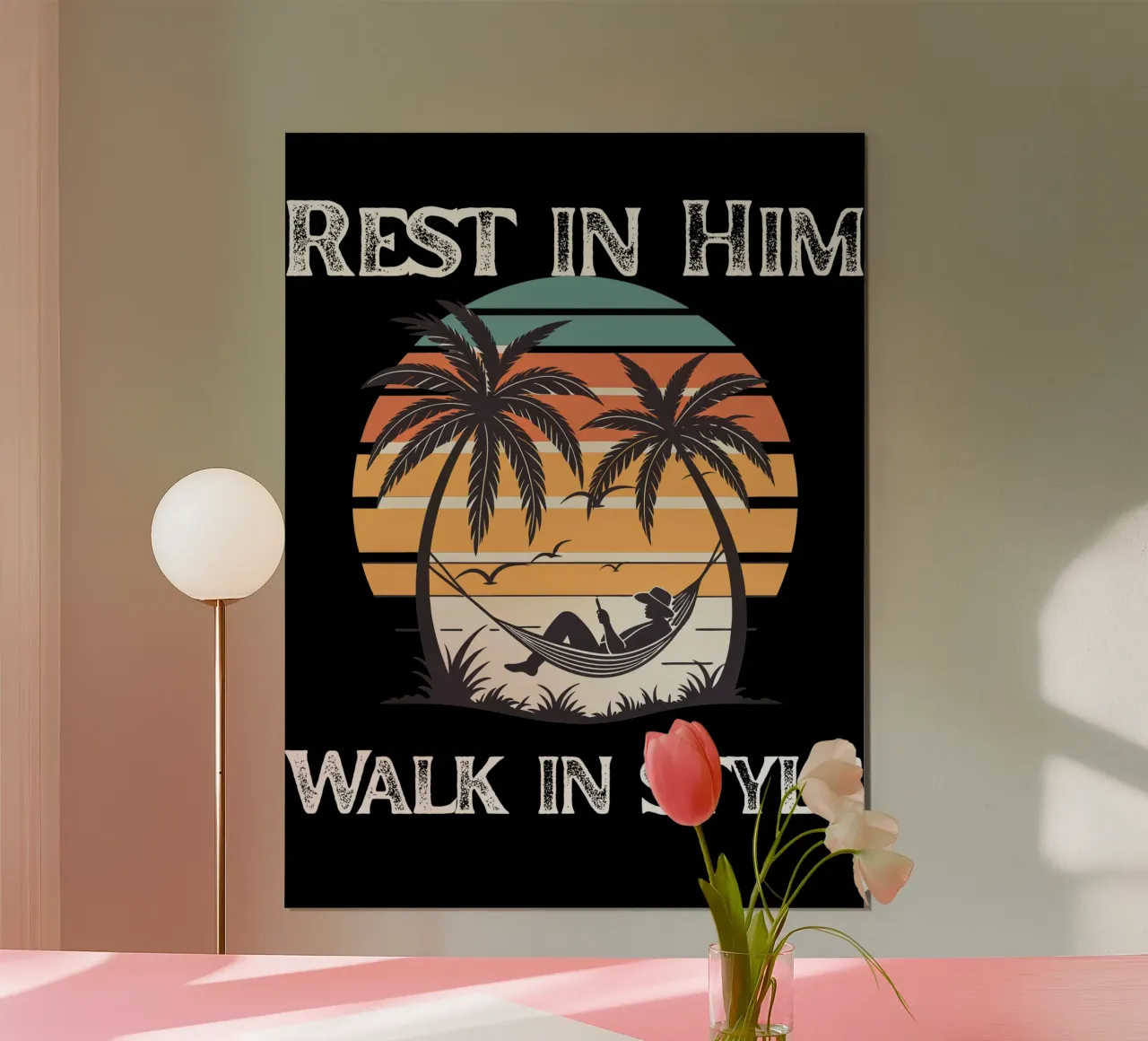 Rest in Grace Walk in Confidence Peace Within Style on Point Hahnemühle von Lionandlamb