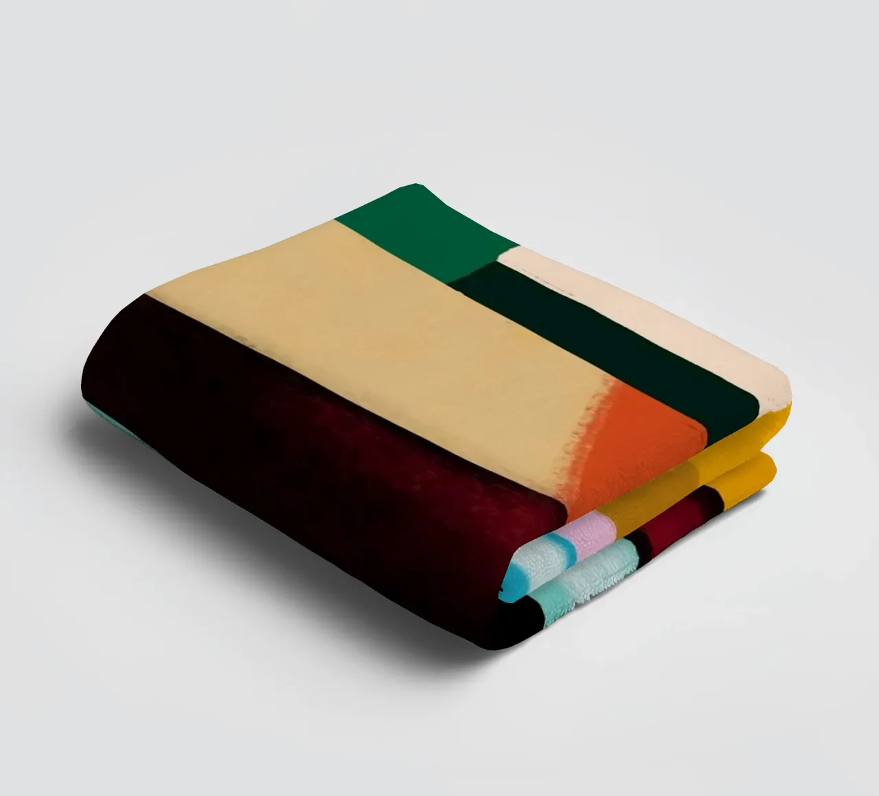 River runs through towel by Little Dean