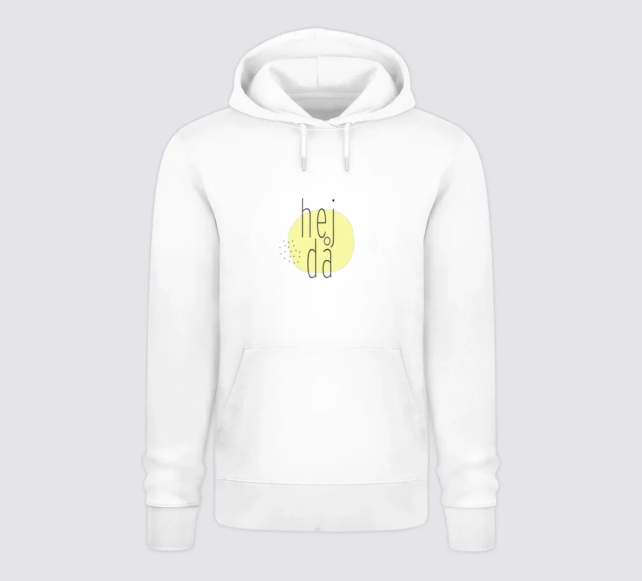 Hej då. felpa con cappuccio da FRICKE DESIGN