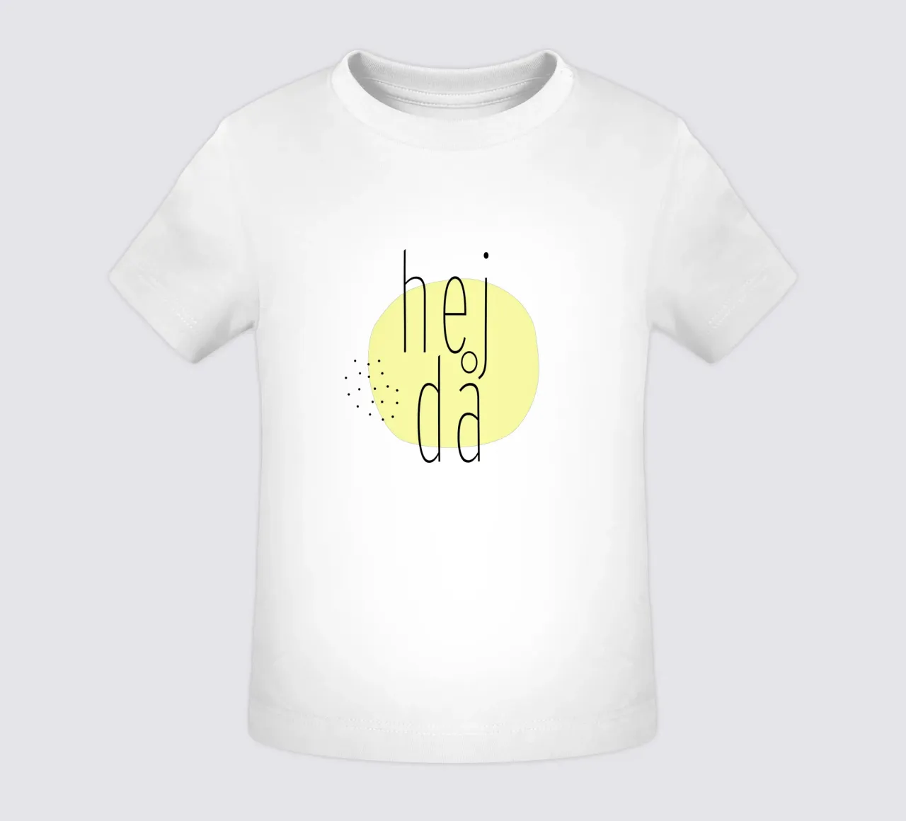 Hej då. maglietta neonato da FRICKE DESIGN