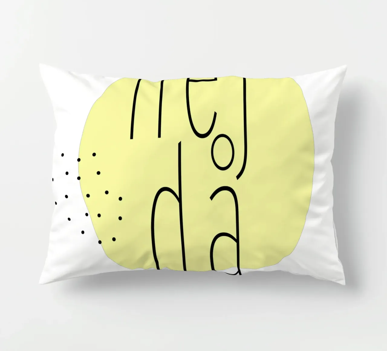 Hej då. cuscino da FRICKE DESIGN