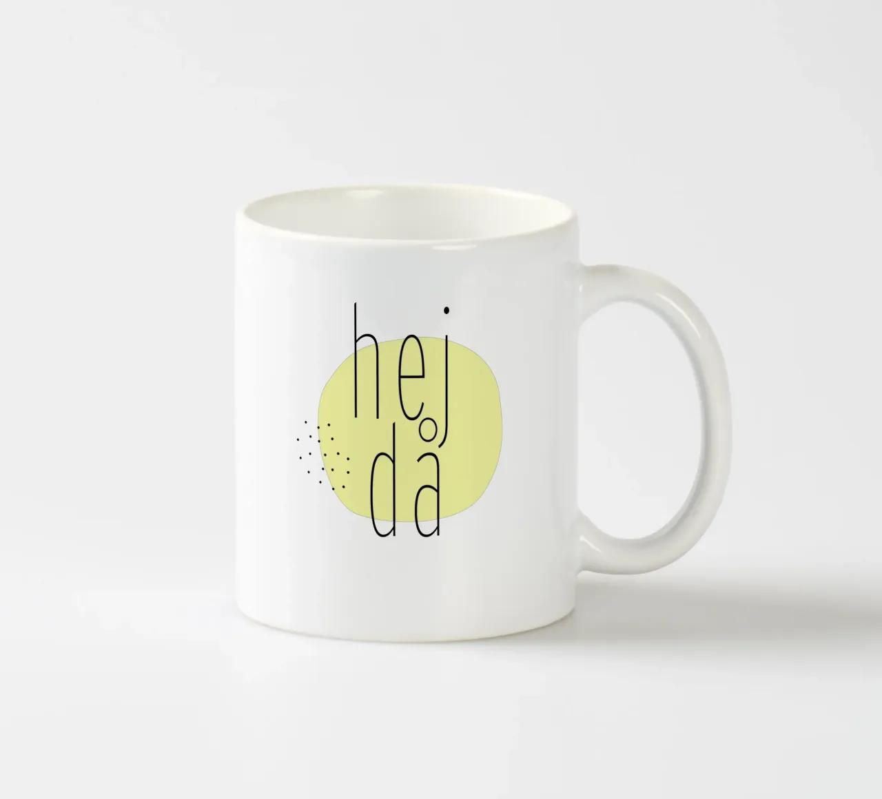 Hej då. tazza in ceramica da FRICKE DESIGN