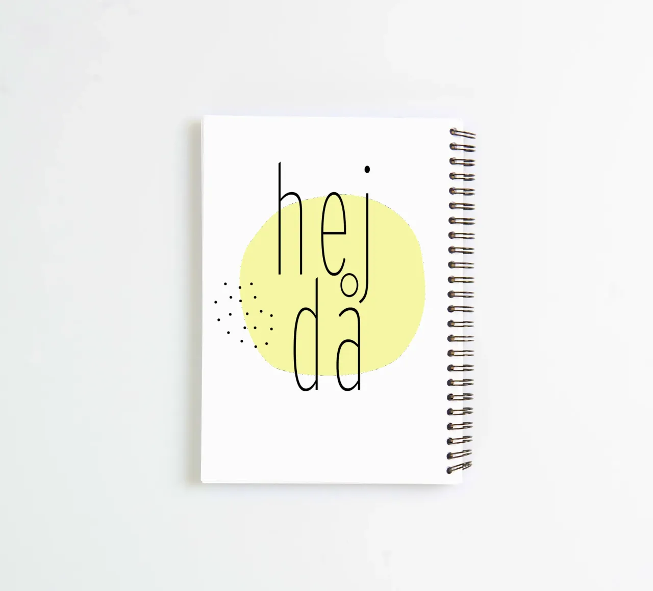Hej då. diario ad anelli da FRICKE DESIGN