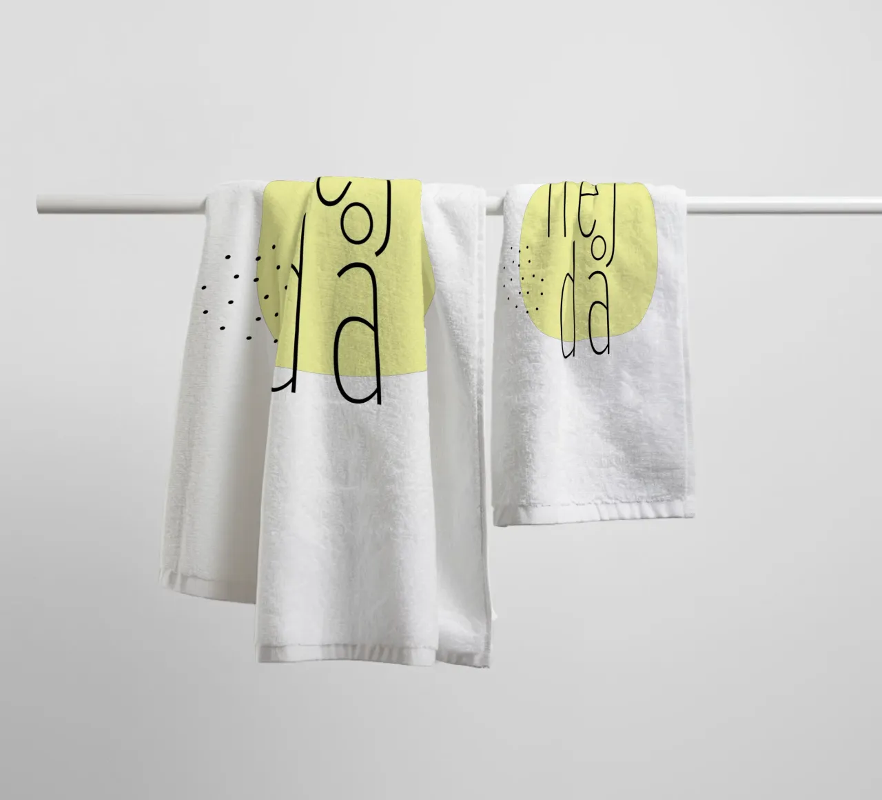 Hej då. asciugamano da bagno da FRICKE DESIGN