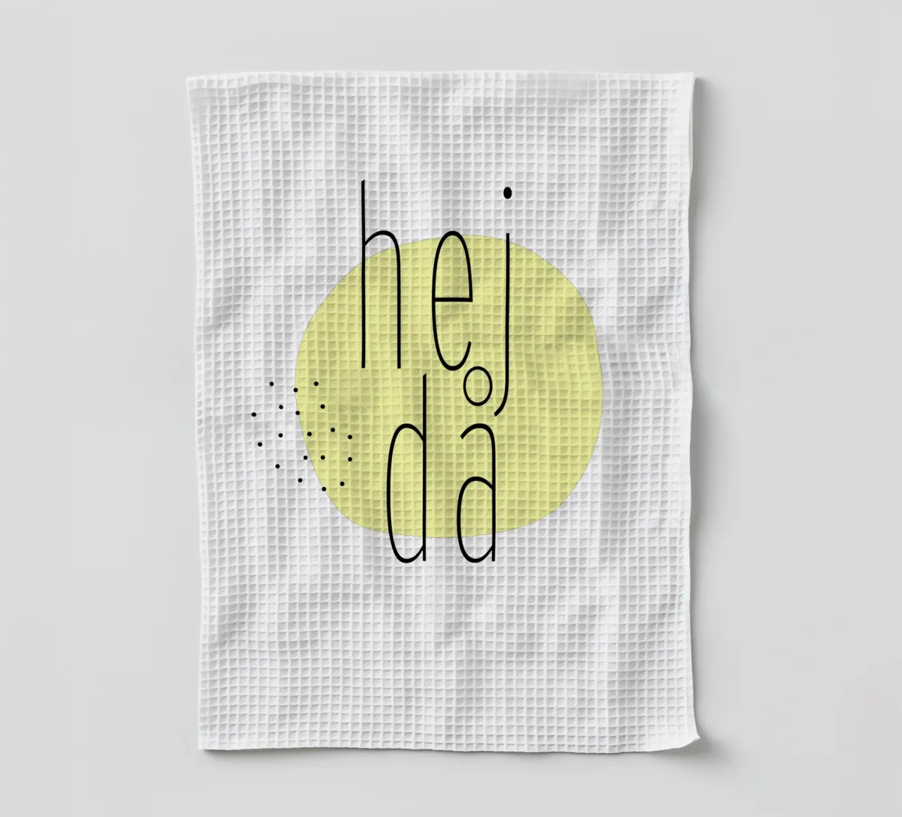Hej då. canovaccio da cucina da FRICKE DESIGN