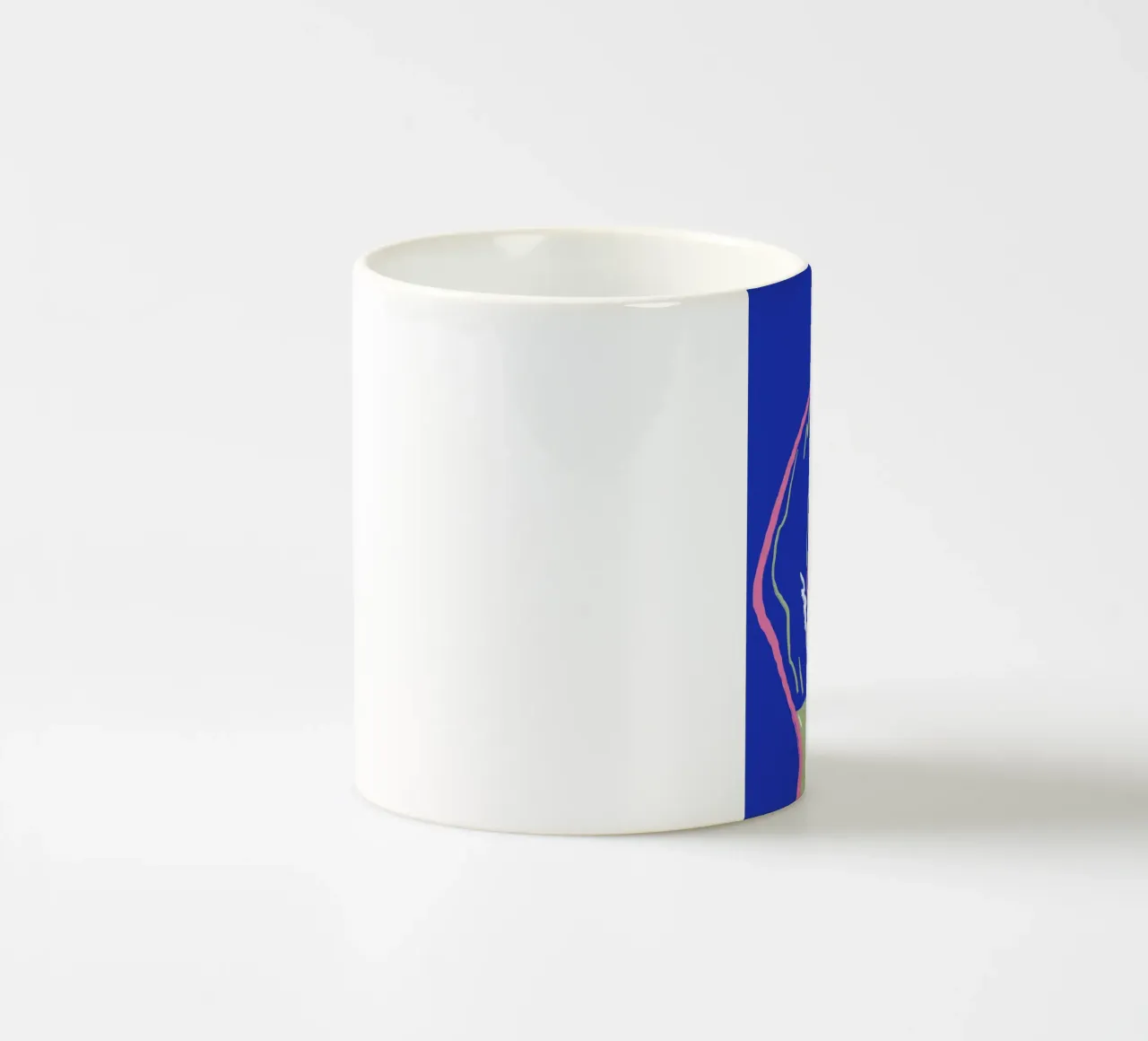 Nudo in leggings verdi tazza in ceramica da Little Dean