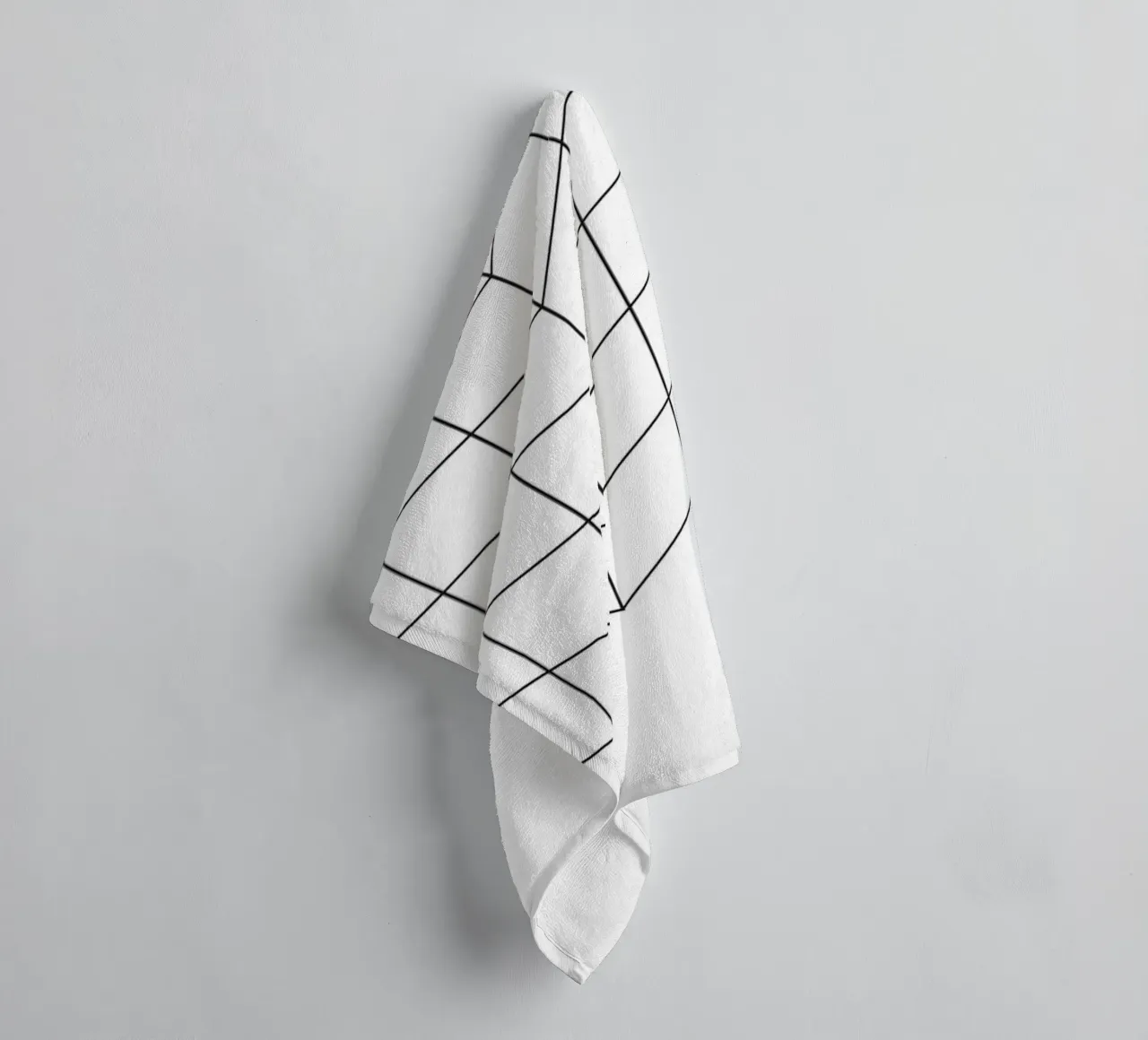 Grid in the corner towel by galihstudio