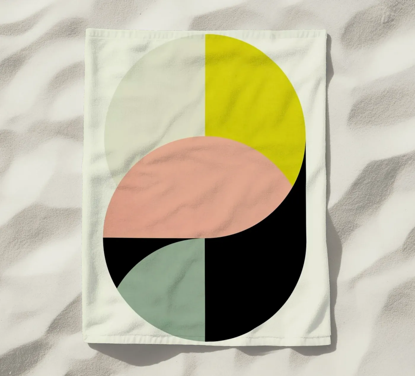 Cirkels strandhanddoek van Metron