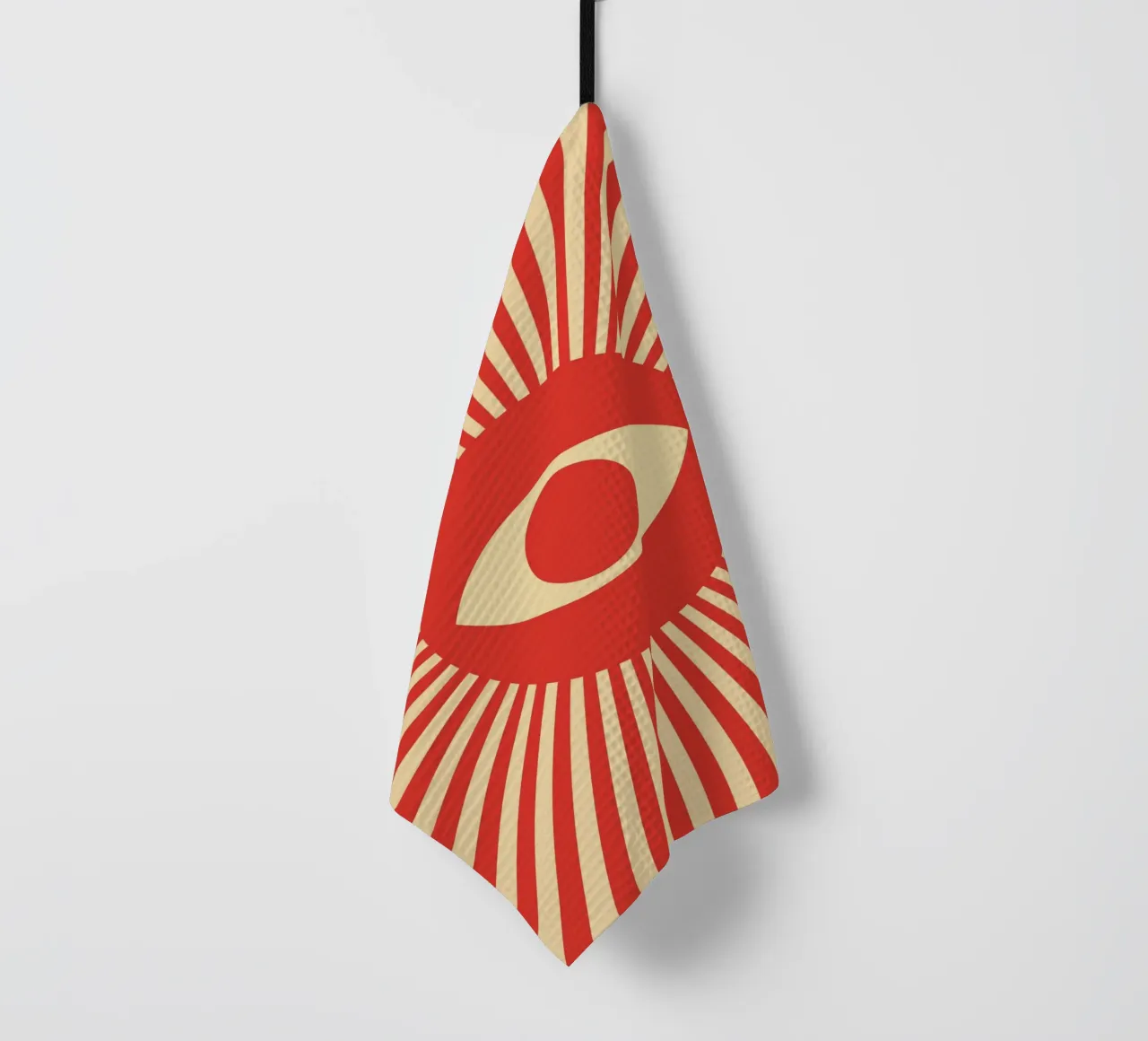 Raggio di sole dell'occhio canovaccio da cucina da galihstudio