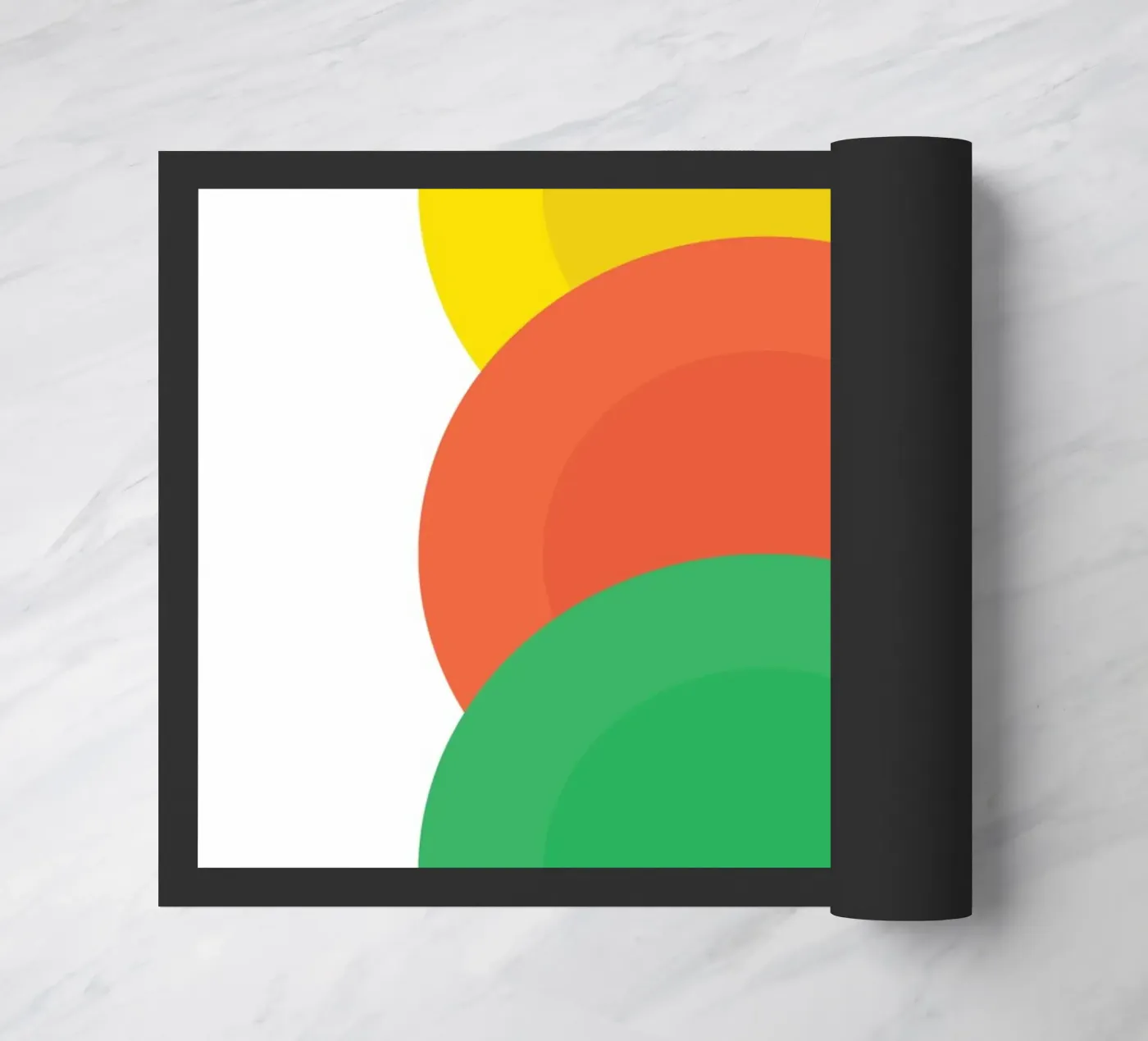 Stack palette colorful doormat by galihstudio