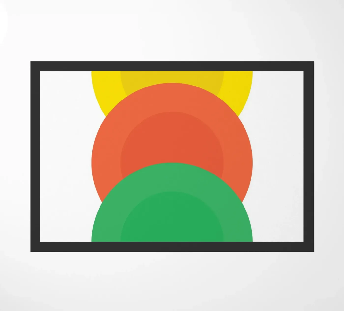 Stack palette colorful doormat by galihstudio
