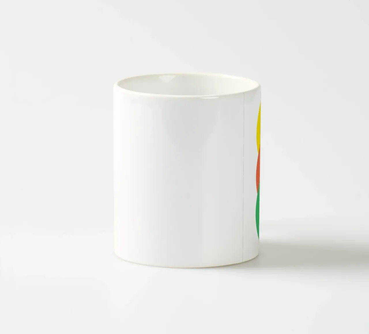 Tavolozza di impilamento colorata tazza in ceramica da galihstudio