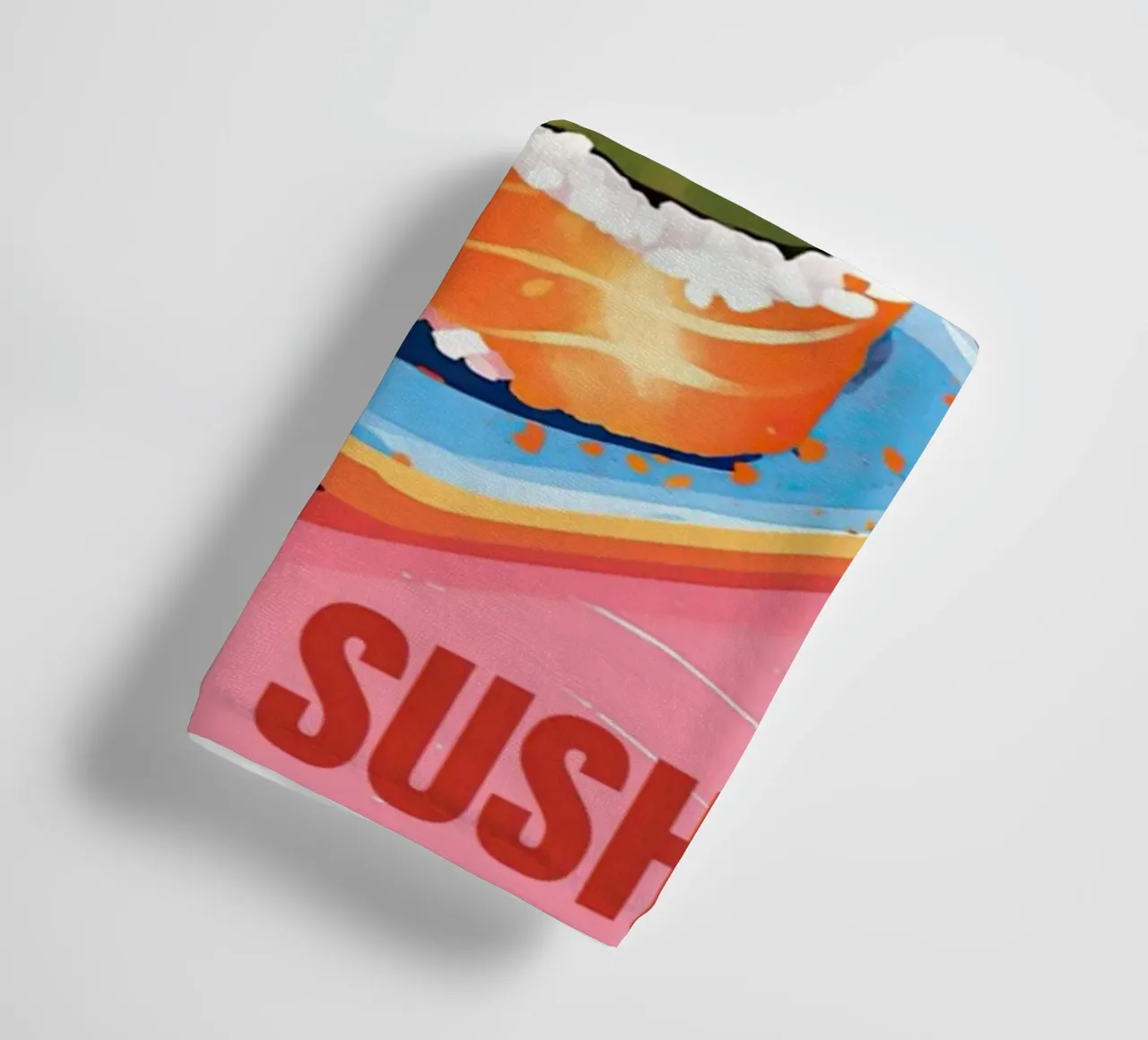 Sushi dal Giappone asciugamano da bagno da Waylons Studio