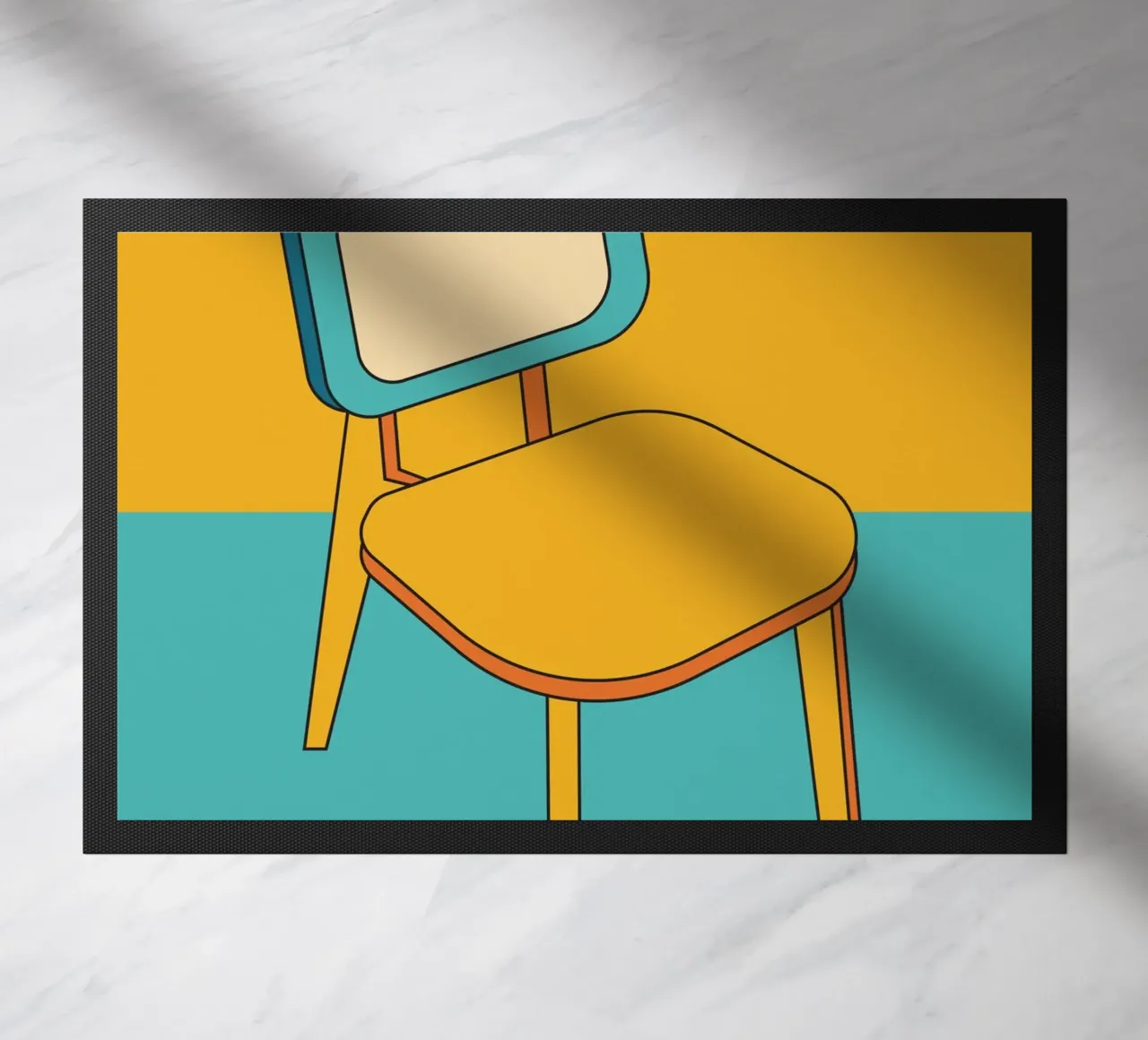 Sedia retro outline zerbino da galihstudio