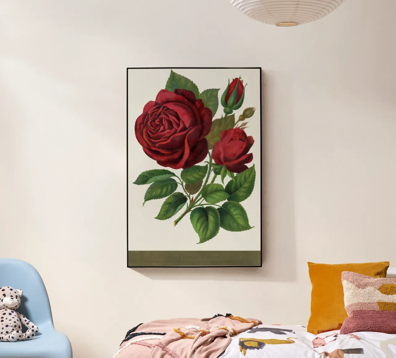 Red rose plexiglass da vintageshop