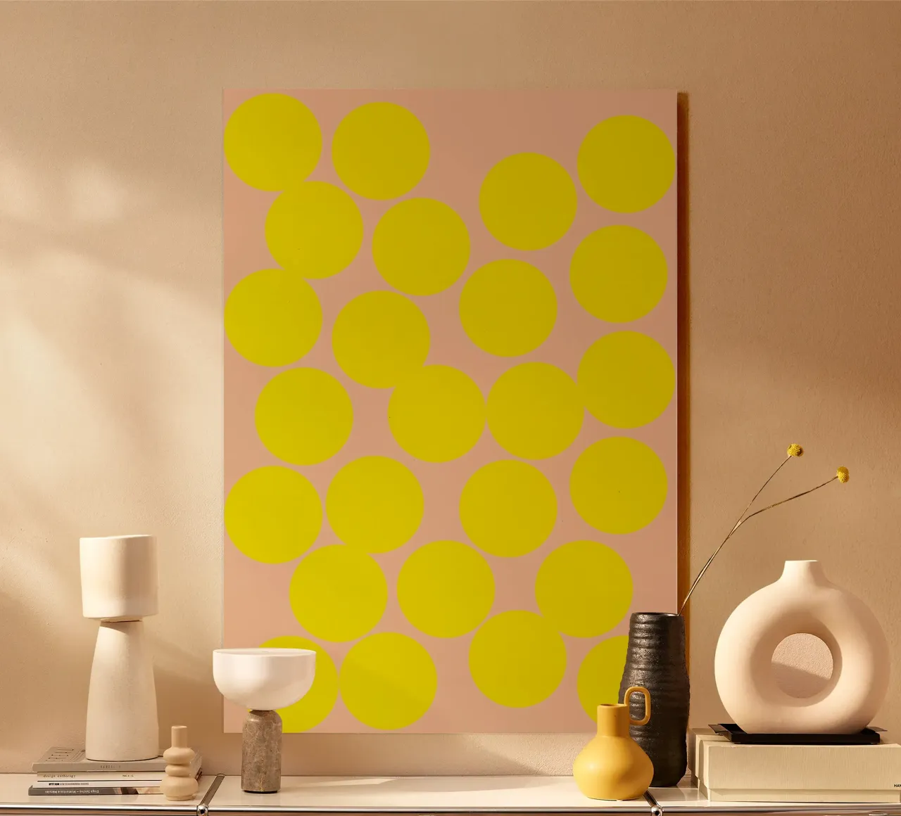 dance of molecules.  (3 Varianten verfügbar) alluminio dibond da FRICKE DESIGN