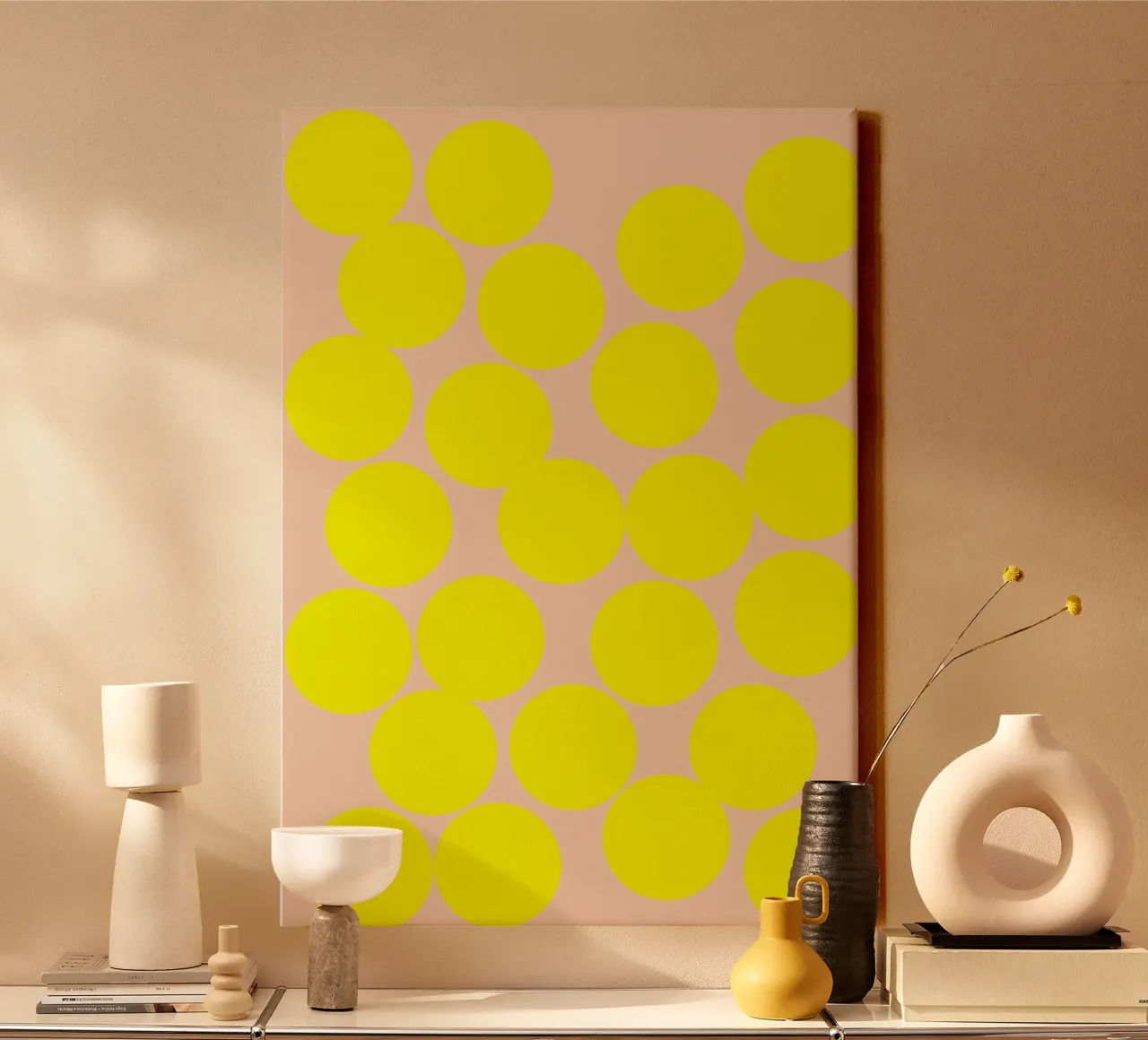 dance of molecules.  (3 Varianten verfügbar) tela con Cornice a cassetta da FRICKE DESIGN