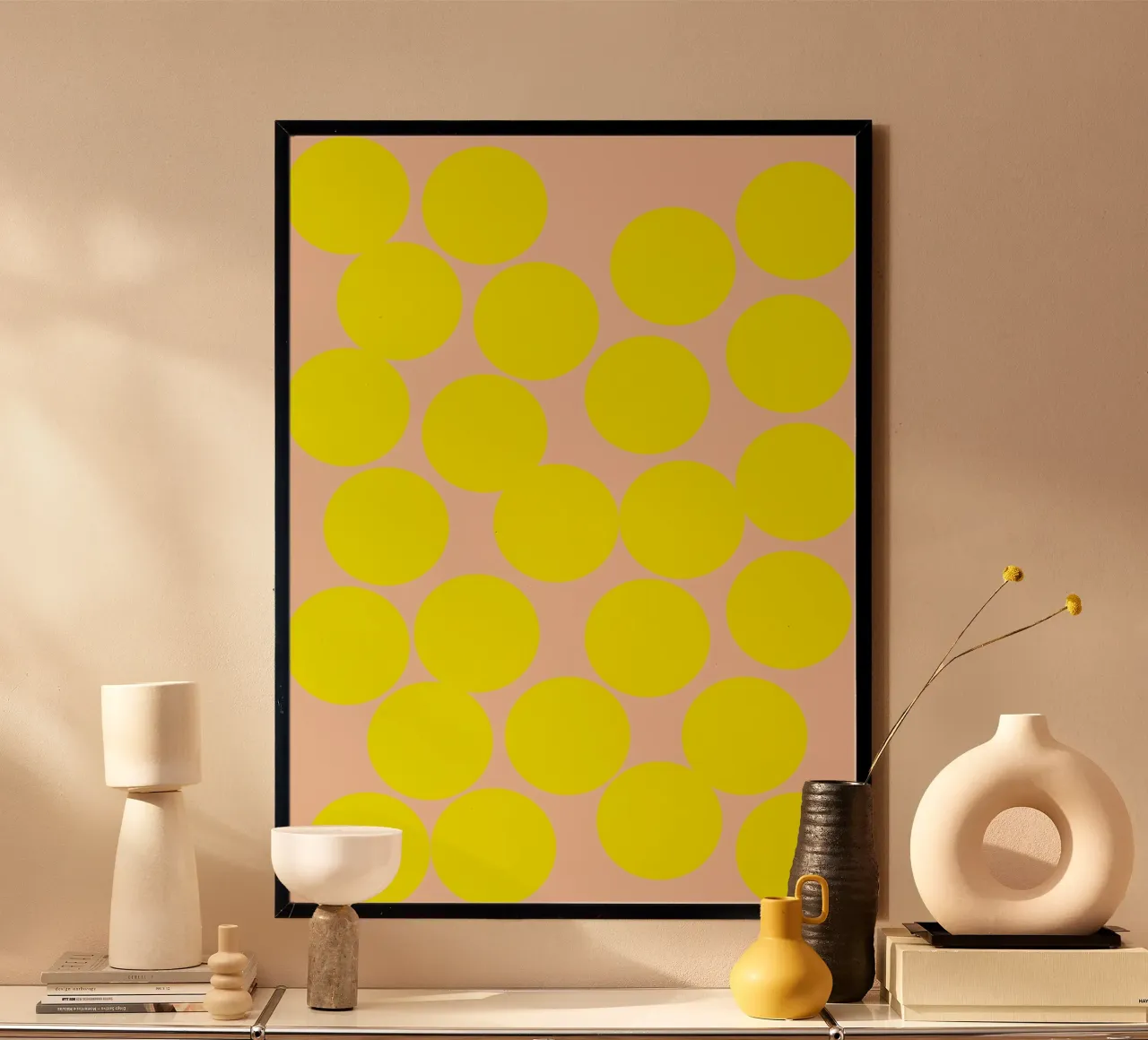 dance of molecules.  (3 Varianten verfügbar) poster con marco de aluminio de FRICKE DESIGN