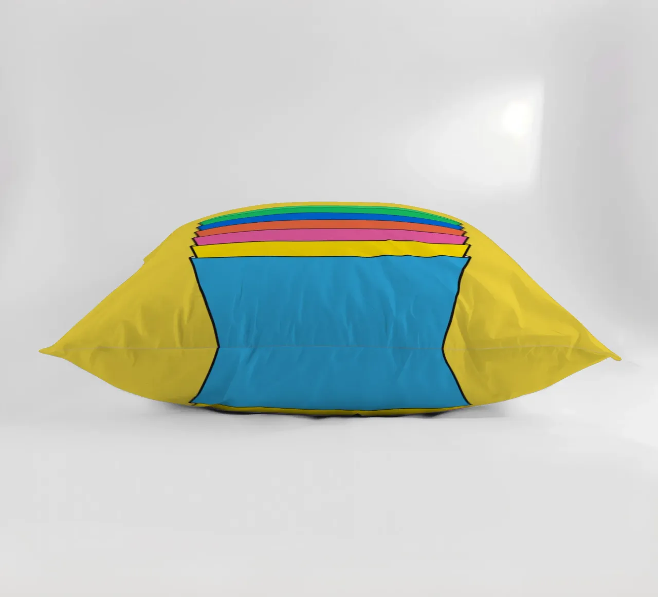 Regenboog glazen stapel kussen van galihstudio