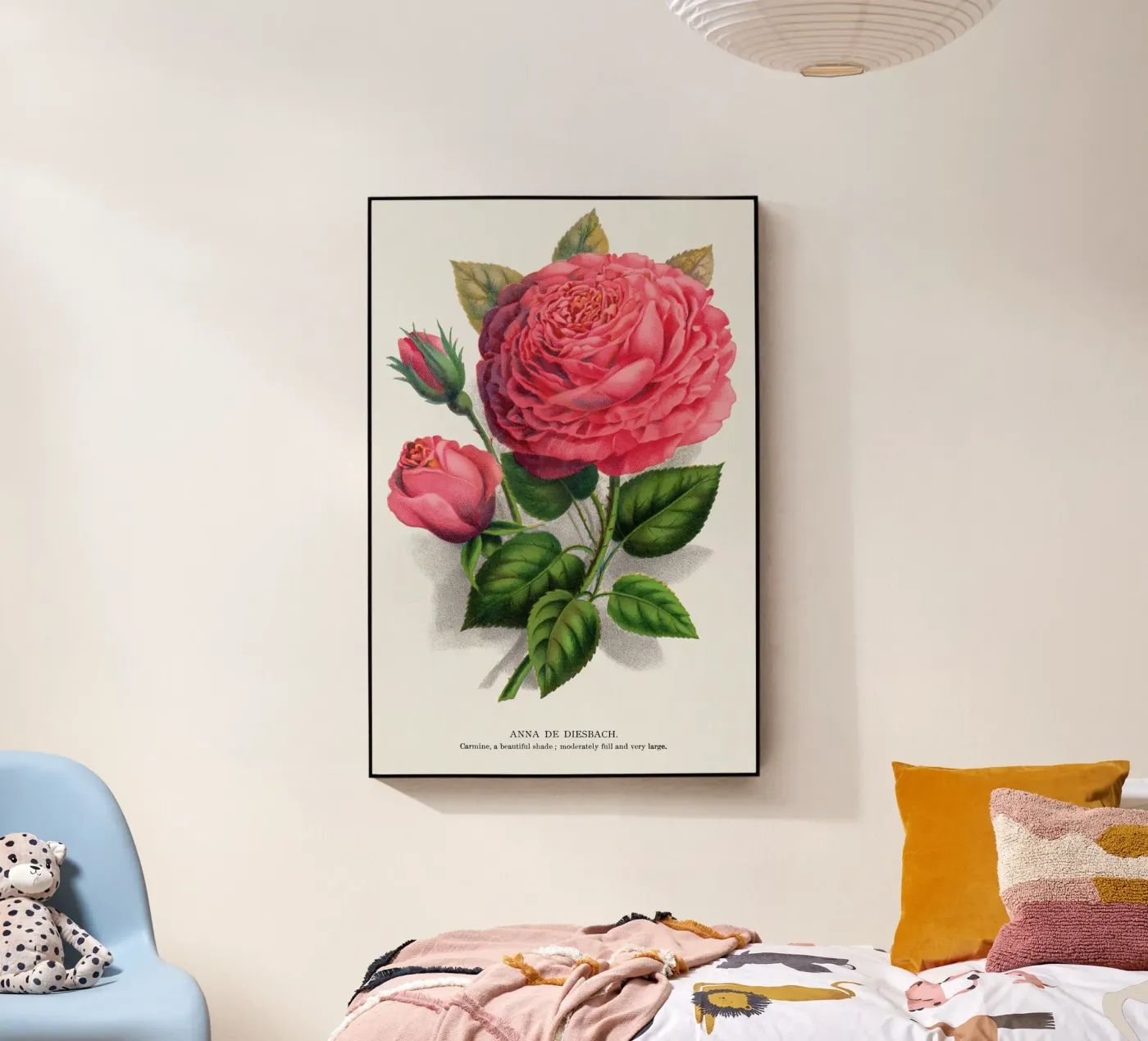 Pink rose plexiglass da vintageshop