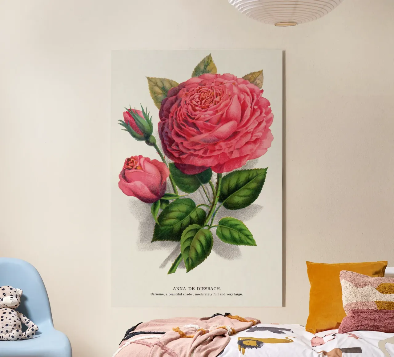 Pink rose plexiglass da vintageshop