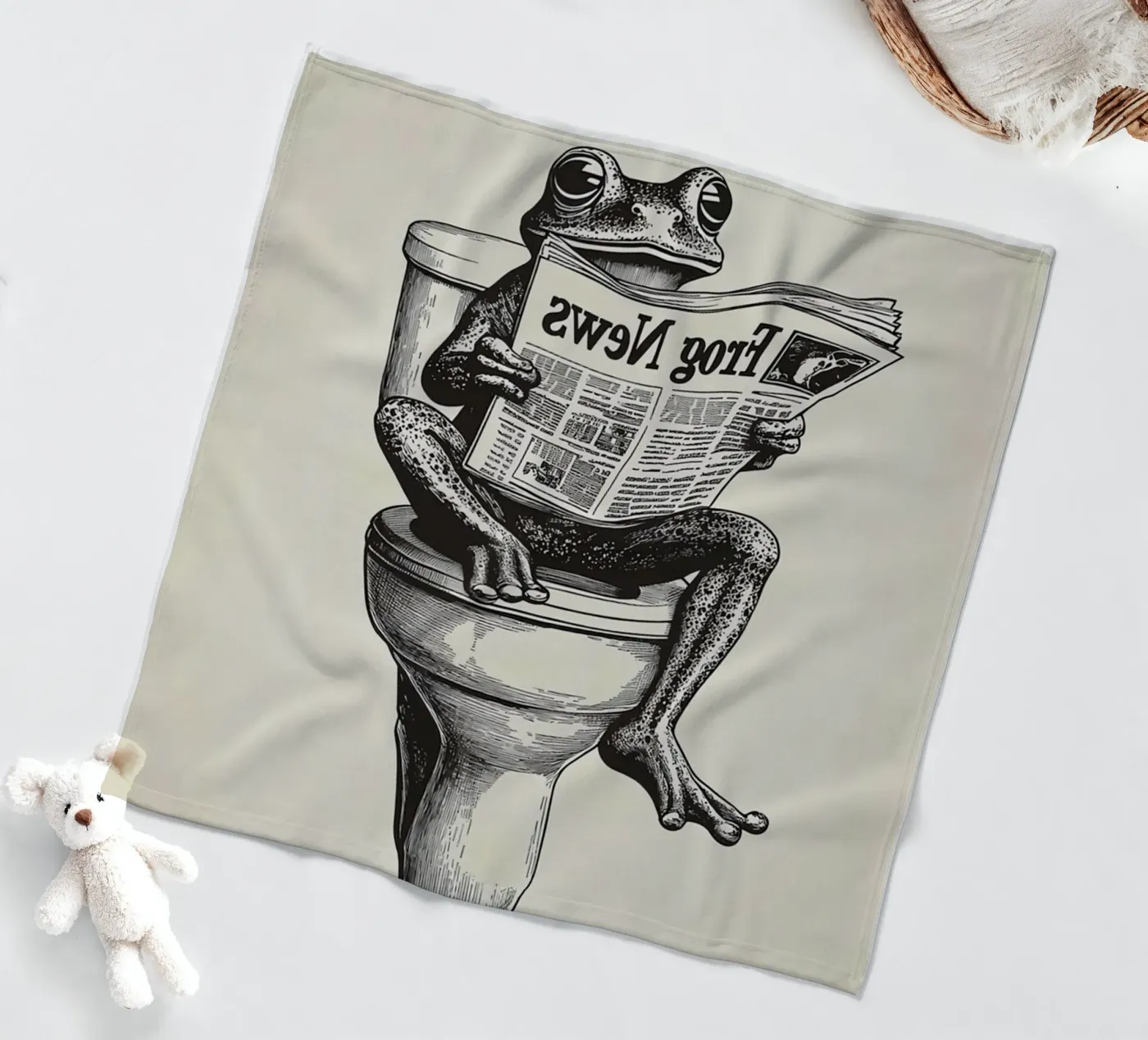 Frosch Fleecedecke von animals_studio